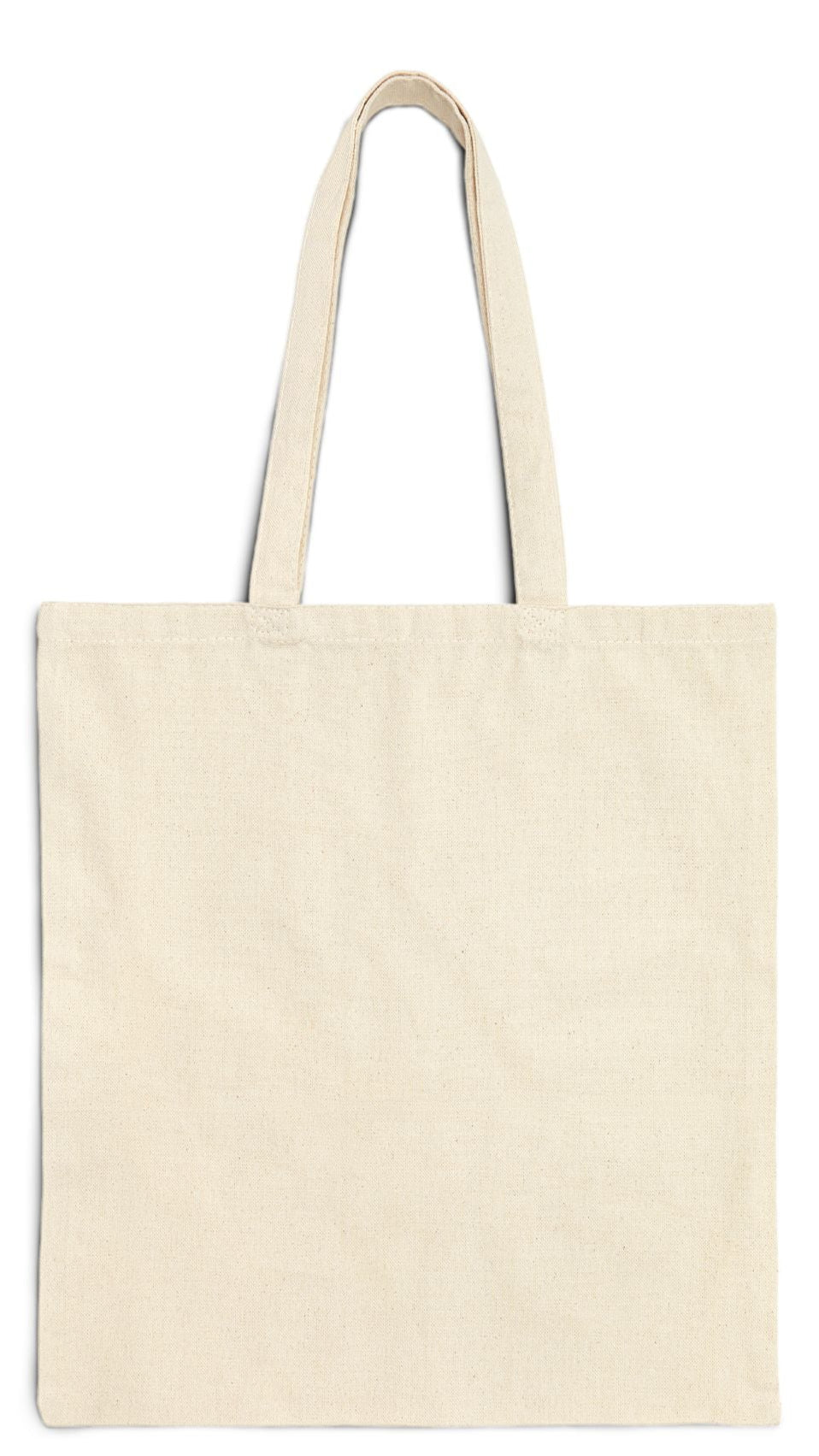 Bride Tote Bag Natural Color 15" x 16" Cotton Canvas Print on One Side. "Bride Bag Bright Sky".