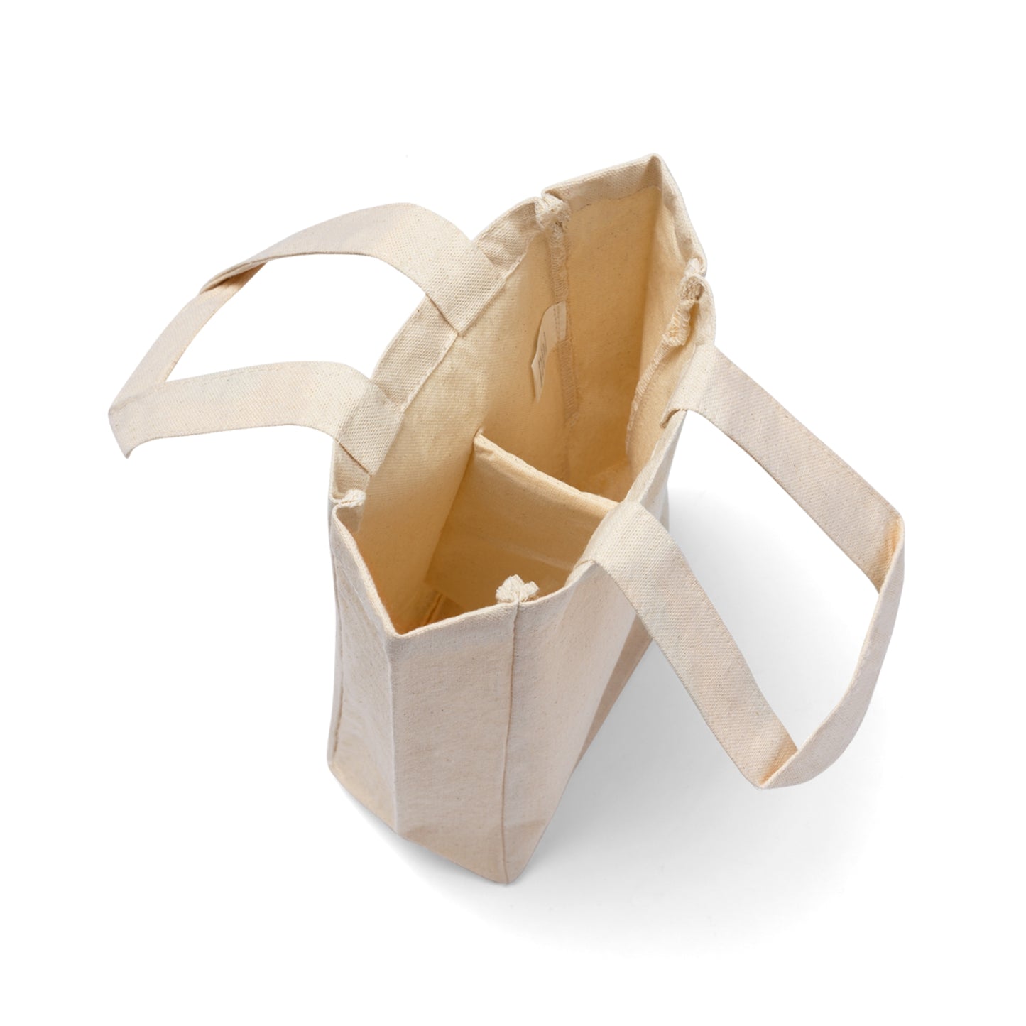 Wine Tote Bag Double (Two Bottles) Print on One Side. “Shoreline Flowers in a Bottle”