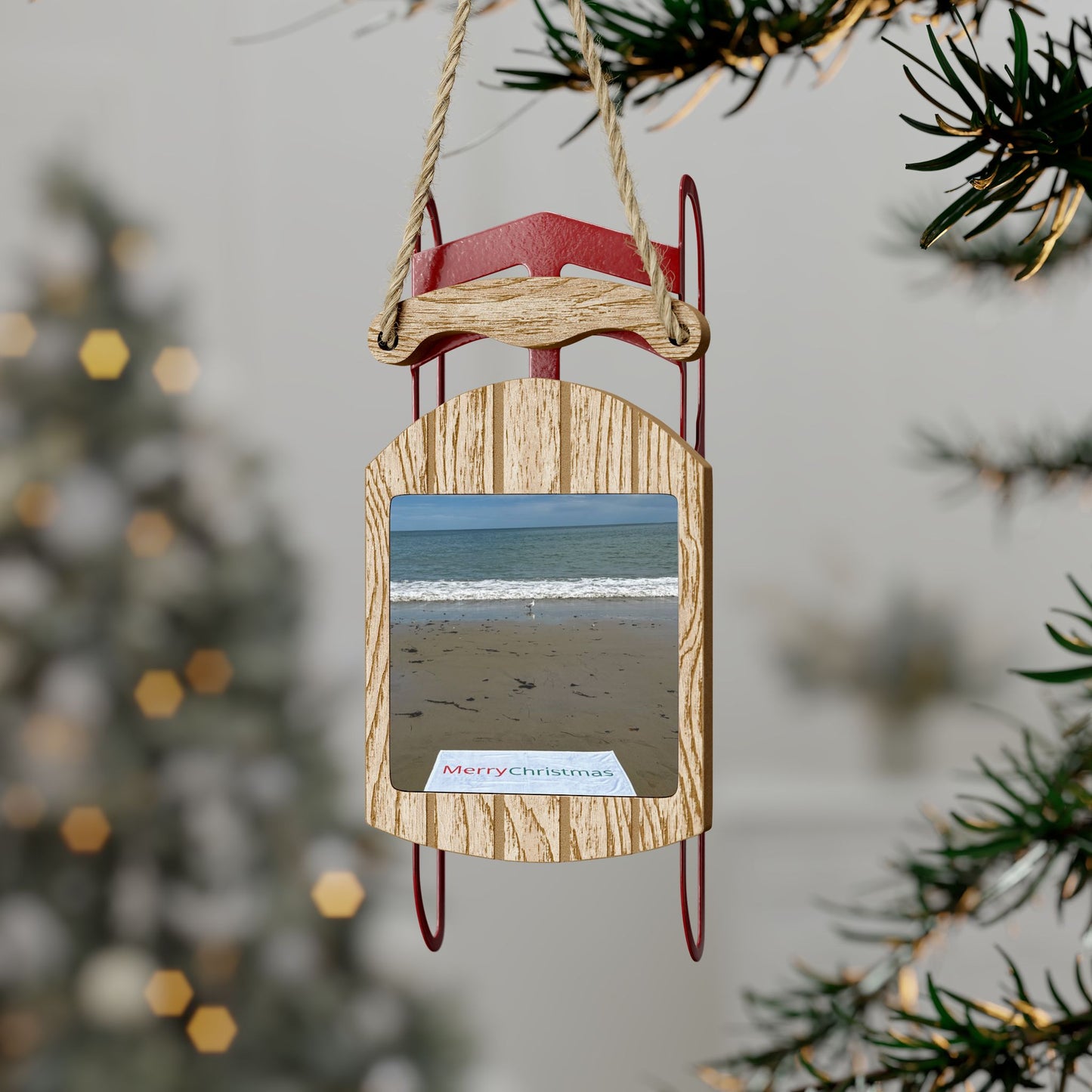 Christmas Sled Ornament