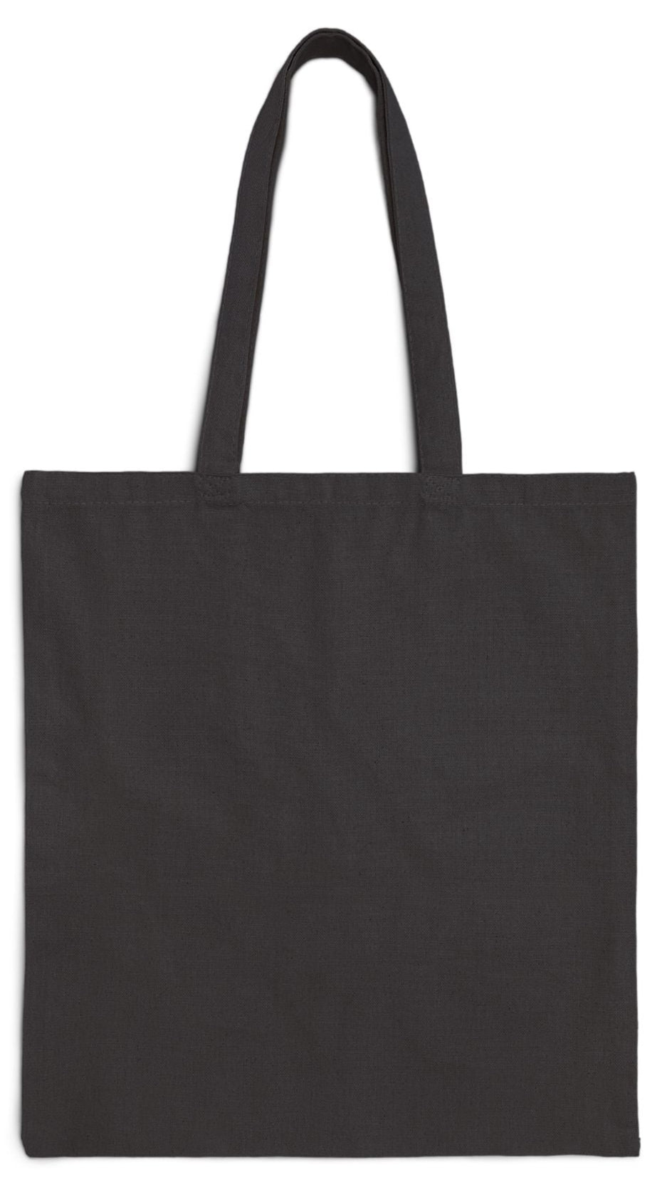 Travel Tote Bag Black 15” x 16” Cotton Canvas Print on One Side. “Wild Waves Travel Bag”