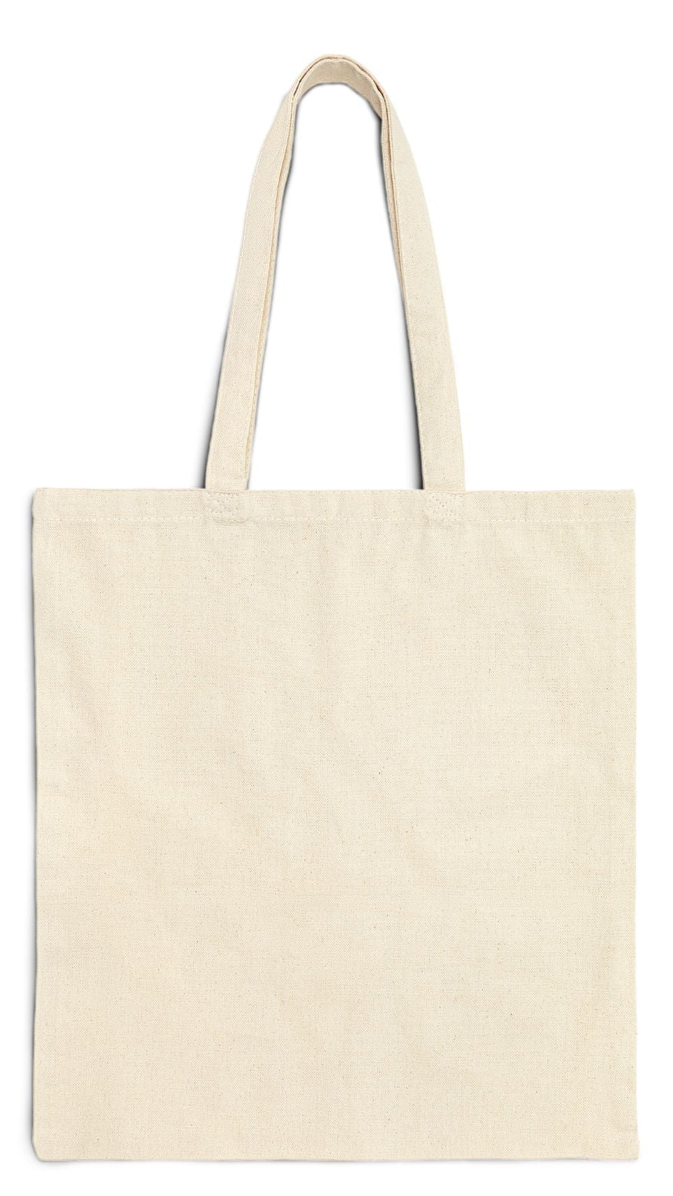 Beach Tote Bag Natural Color 15" x 16" Cotton Canvas Print on One Side. "Big Waves"(Personalize it)