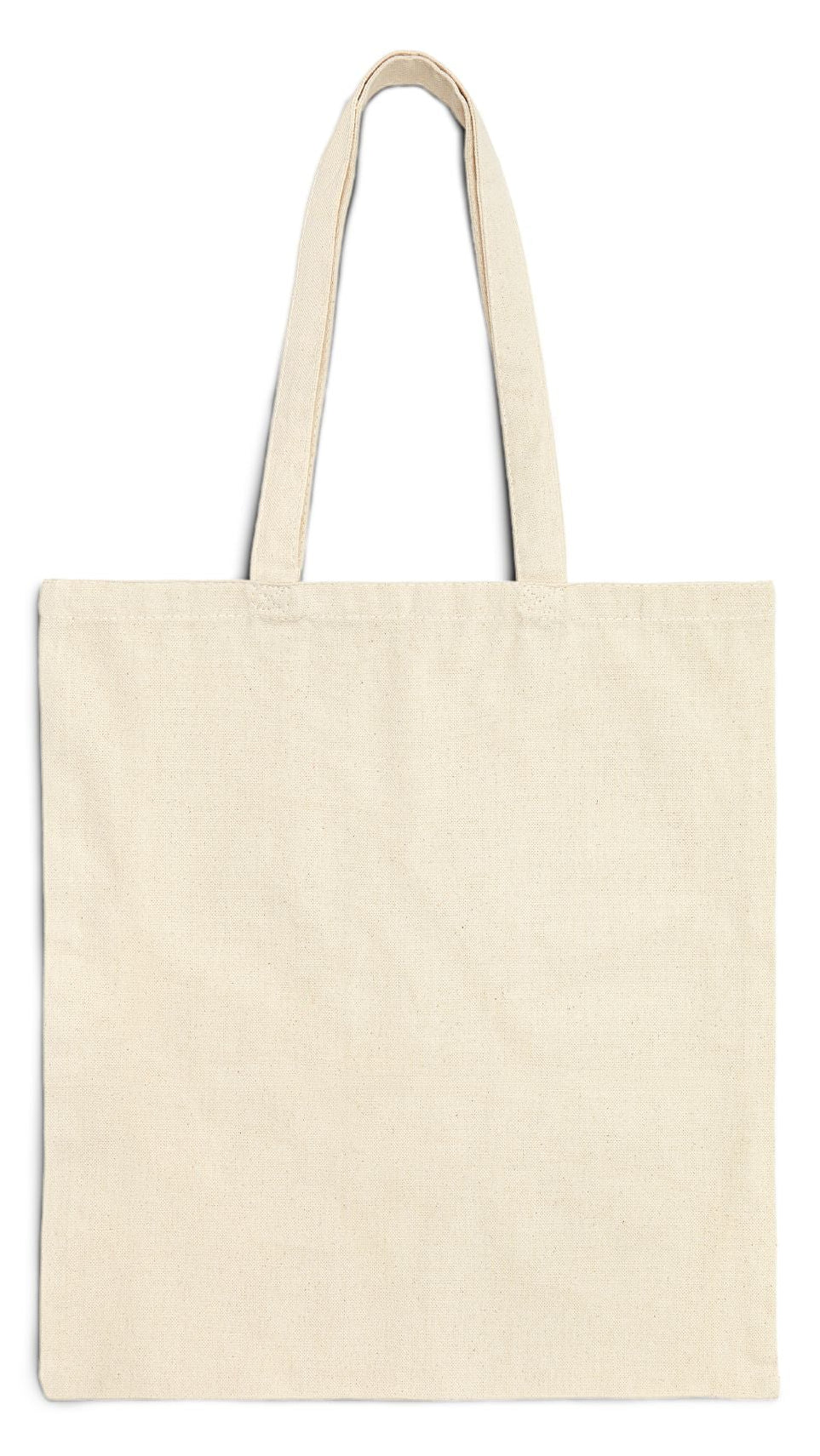Beach Tote Bag Natural Color 15" x 16" Cotton Canvas Print on One Side. "Sunny Seaside Bag"(Personalize it)
