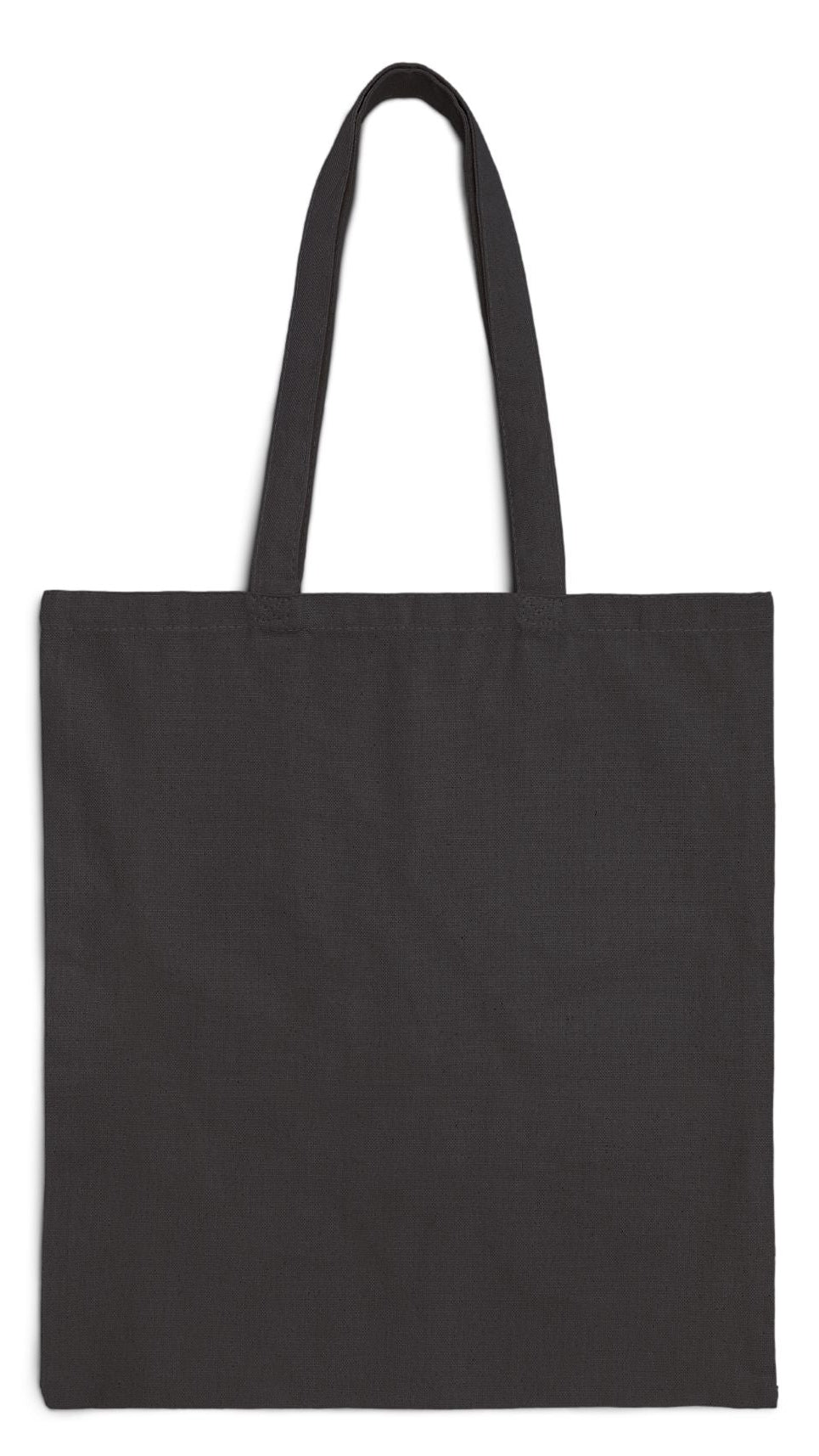 Beach Tote Bag Black 15" x 16" Cotton Canvas Print on One Side. "Mild Waves"(Personalize it)