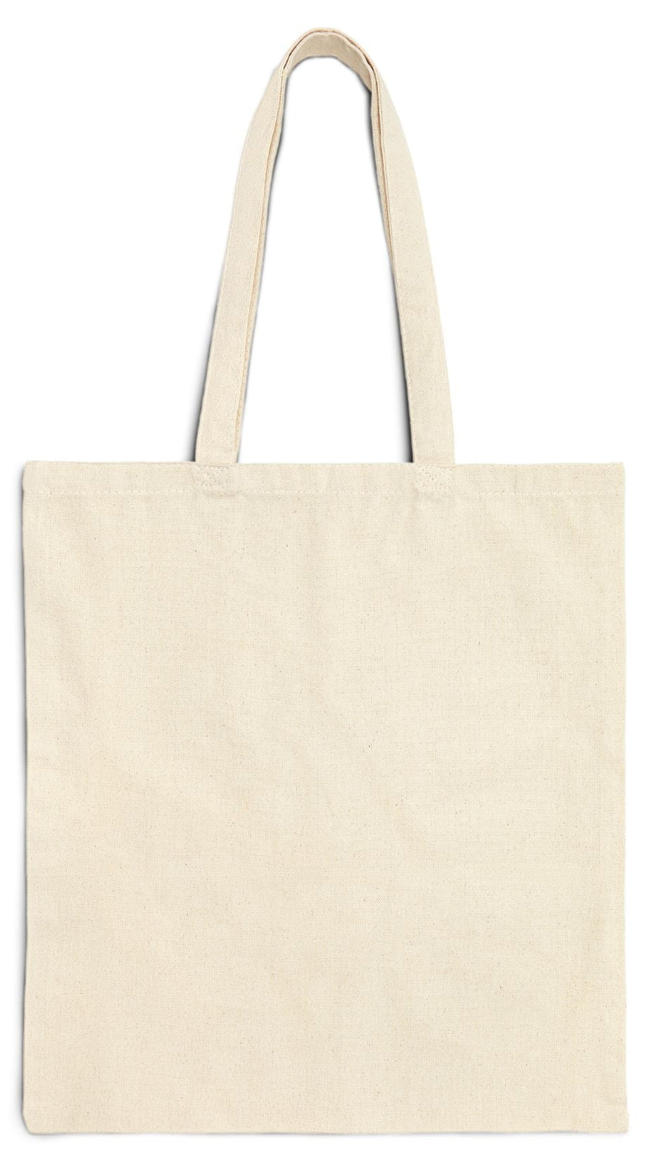 Book Tote Bag Natural Color 15" x 16" Cotton Canvas Print on One Side. "Shoreline Books"