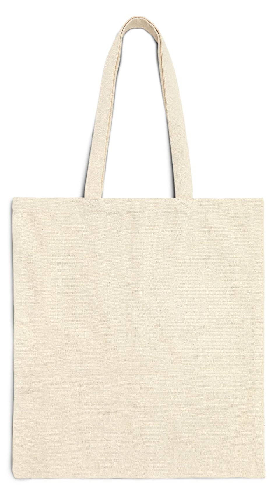 Birthday Tote Bag Natural Color 15" x 16" Cotton Canvas Print on One Side. "Shoreline Birthday"