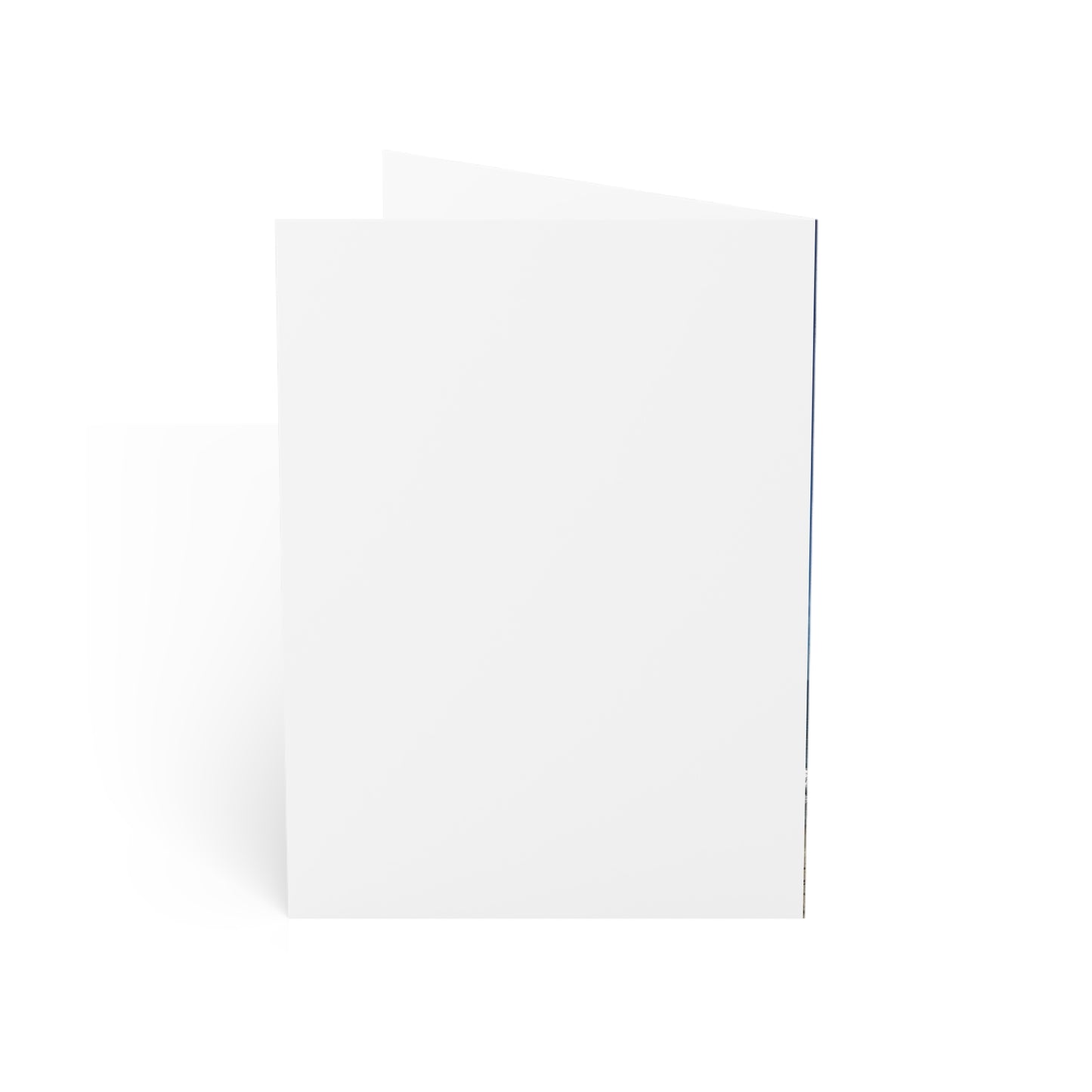 Christmas Cards 10 Pack with Envelopes Blank Inside 5" Width 7" Height "Beachfront Christmas"