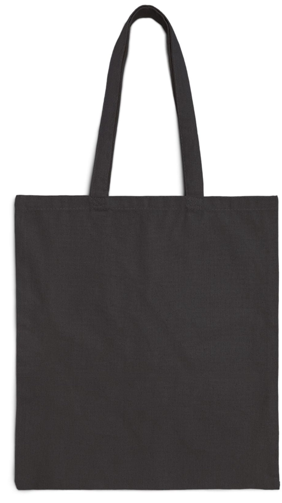 Art Tote Bag Black 15" x 16" Cotton Canvas Print on One Side. "Seaside Art"