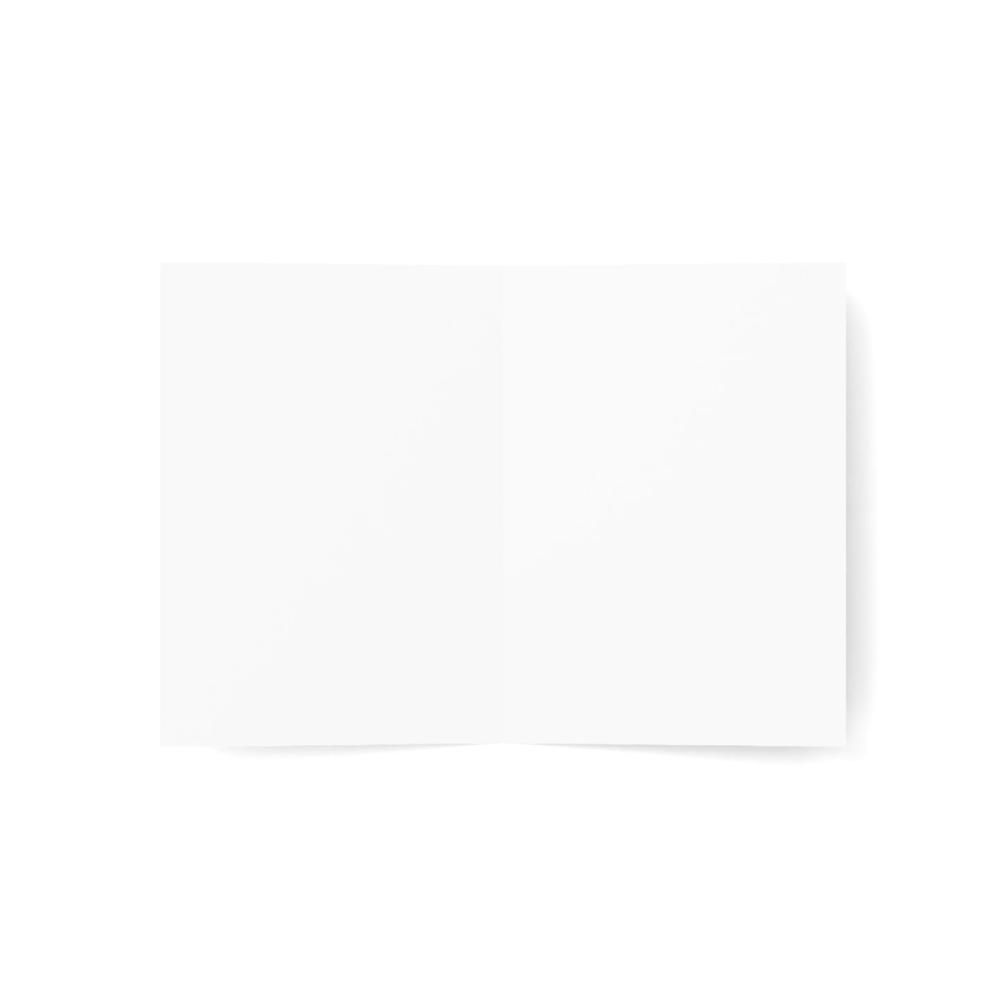 Christmas Cards 10 Pack with Envelopes Blank Inside 5" Width 7" Height "Beachfront Christmas"