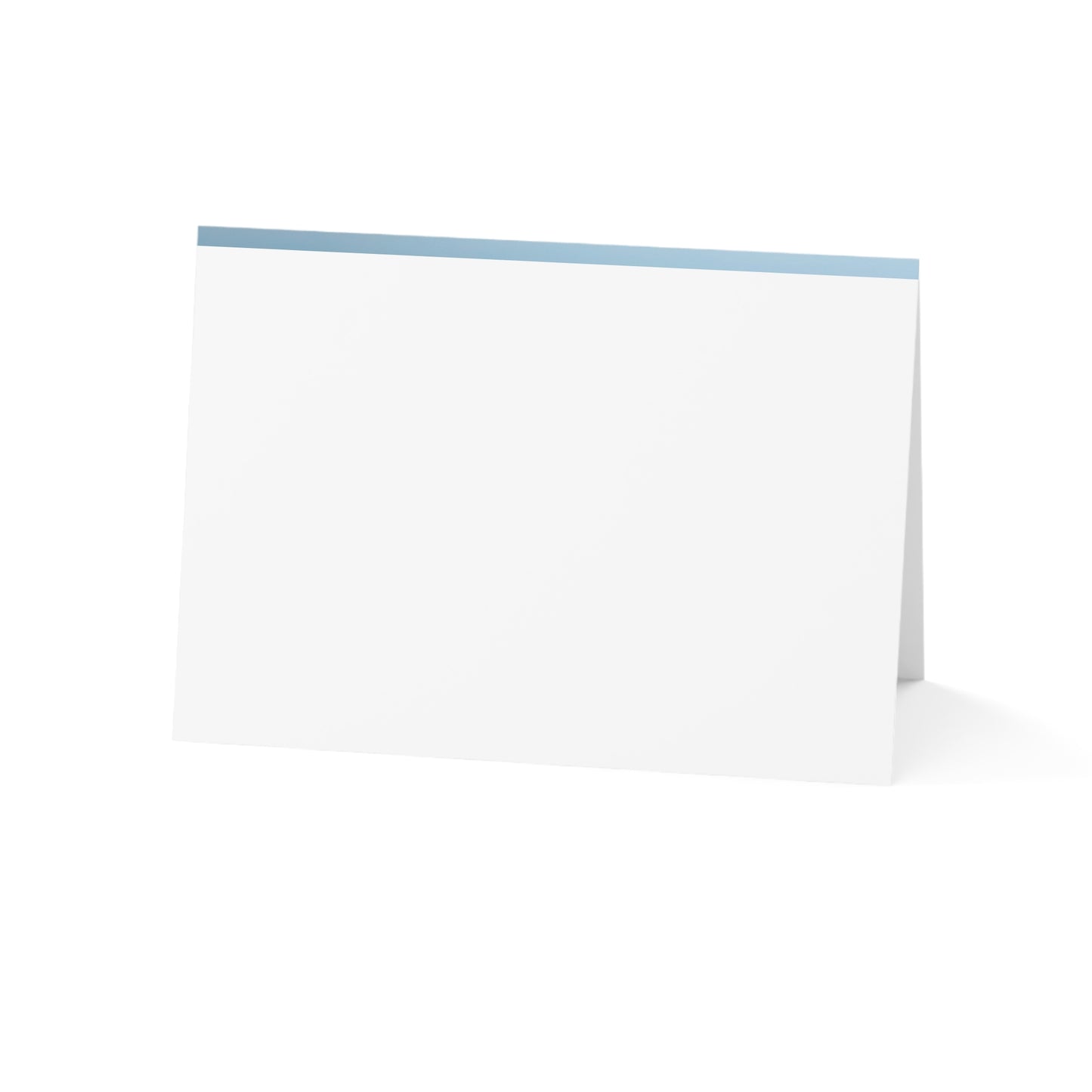 Set of 10 Notecards/ Blank Greeting Cards with matching envelopes and a matte finish. "Seaside Flower".