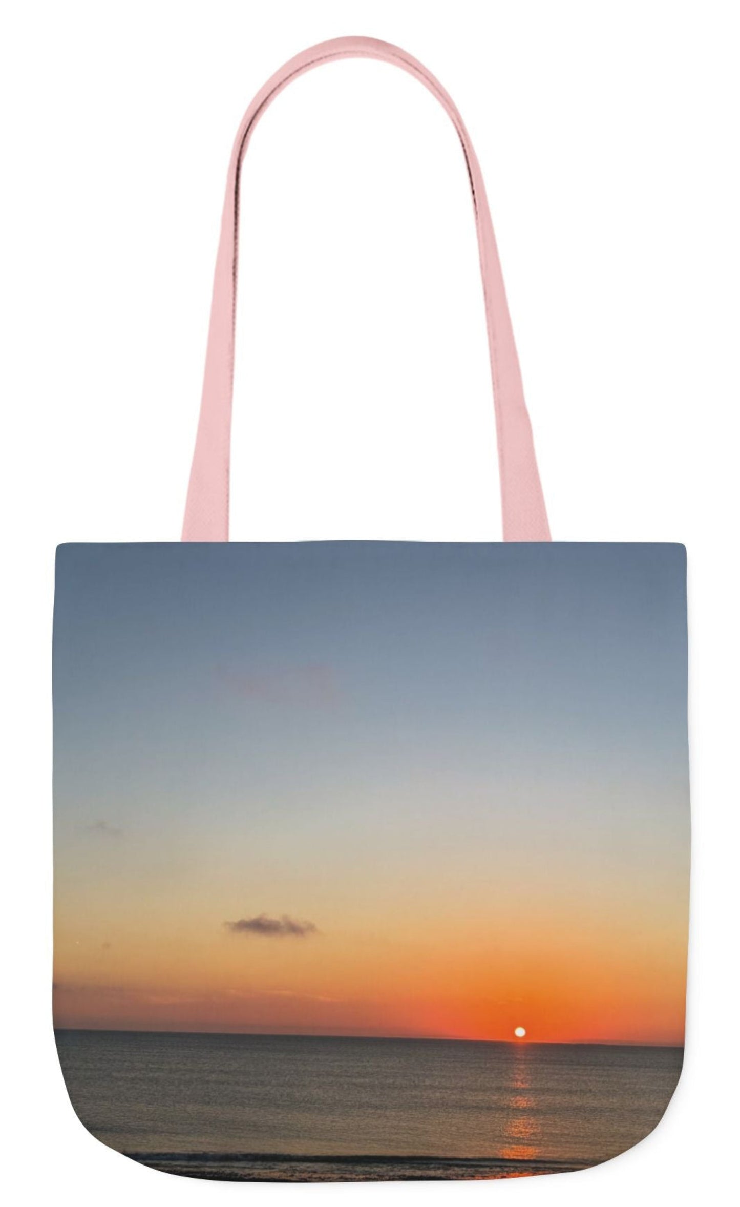 pet tote bag pink handles 18 x 18 sunrising