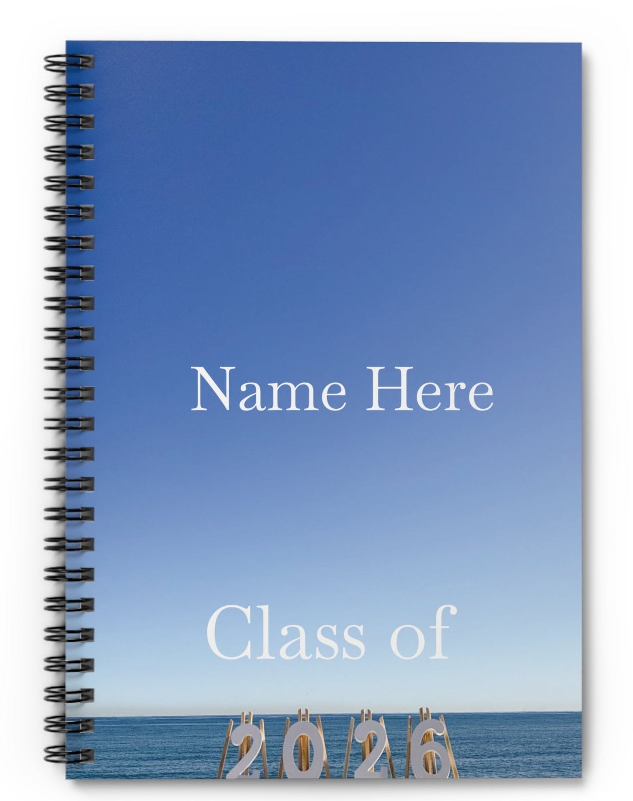 Personalized Class of 2026 Spiral Notebook - Ruled Line