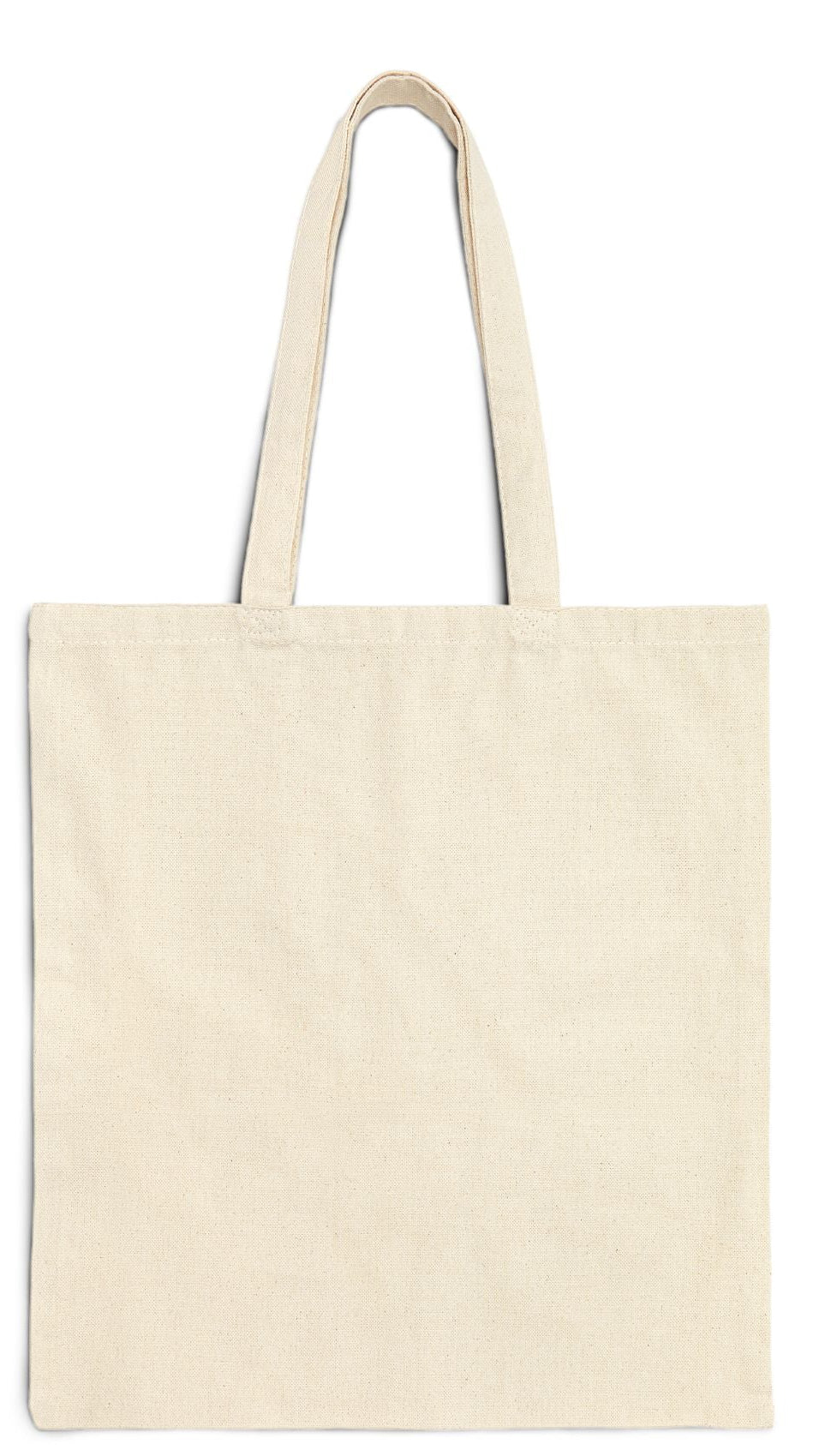 Teacher Tote Bag Cotton Canvas Natural Color 15" x 16" print on one side. " Teacher Beachfront Tote Bag"