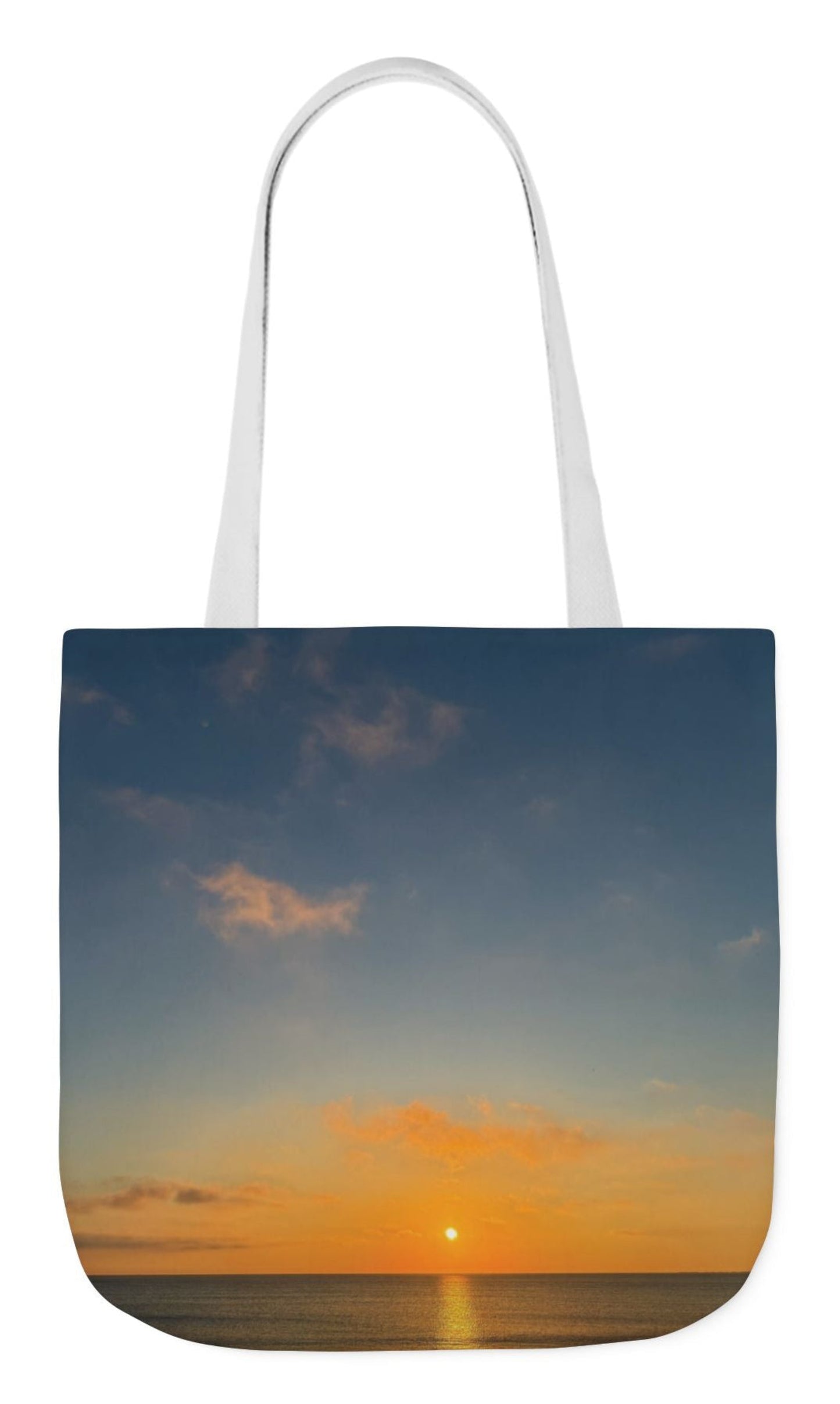 pet tote bag white tote bag sunrising
