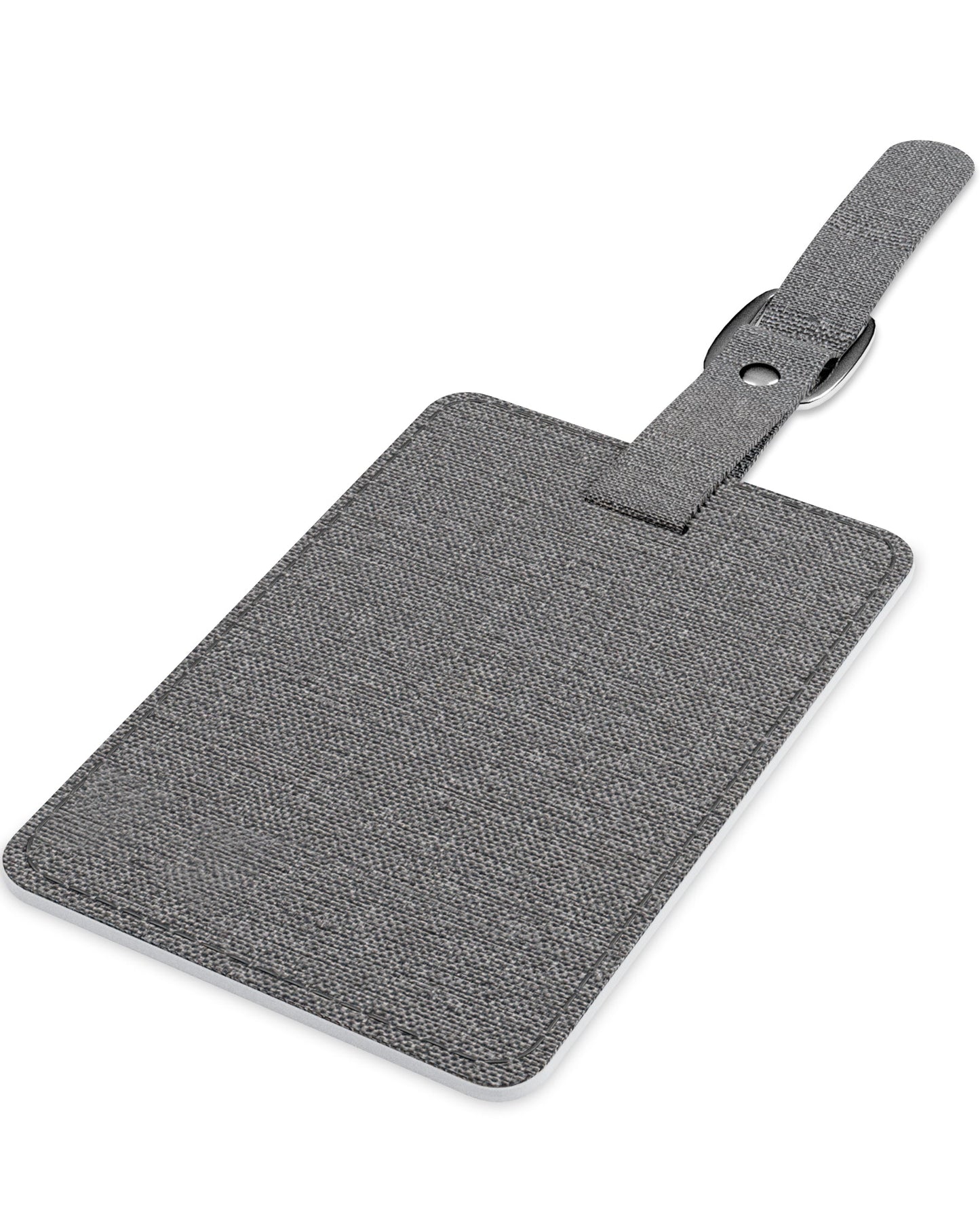 Polyester Luggage Tag Rectangle with strap Print on one side fabric on the other. (Personalized) " Mild WavesTravel Tag"