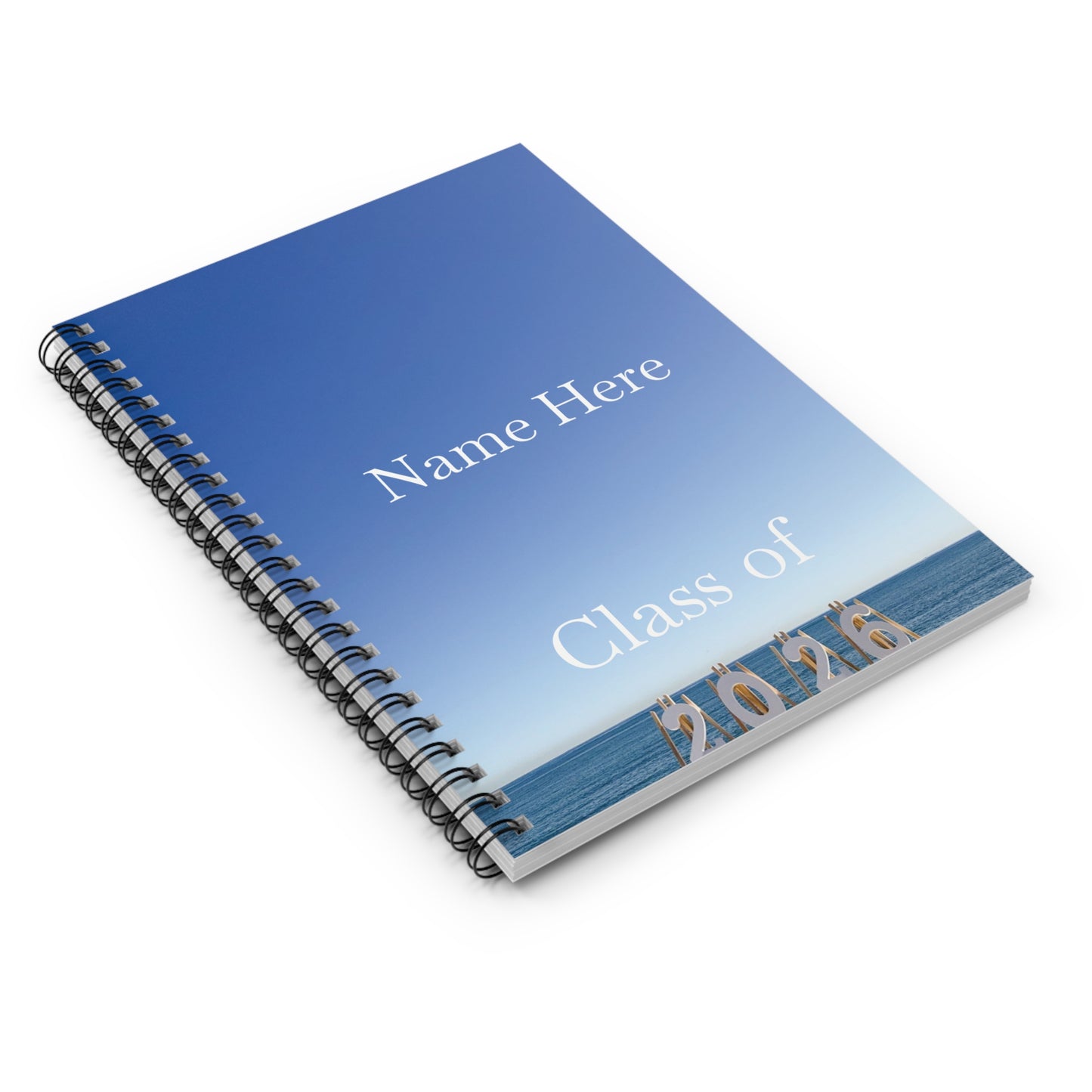 Personalized Class of 2026 Spiral Notebook - Ruled Line