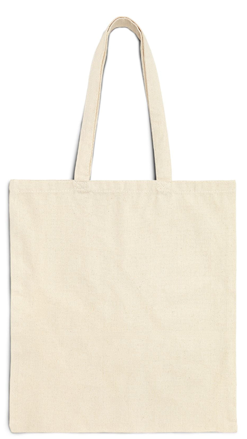 Bride Tote Bag Natural Color 15" x 16" Cotton Canvas Print on One Side. "Shoreline Bride Bag"