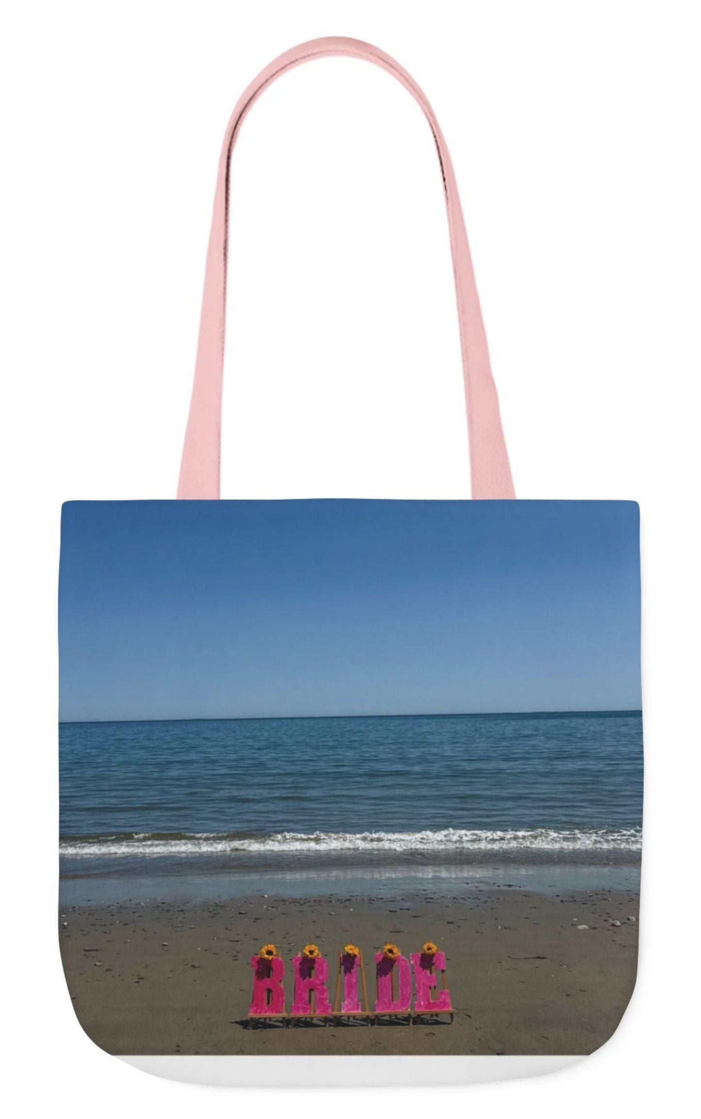 personalized double sided bride tote bag 18 x 18