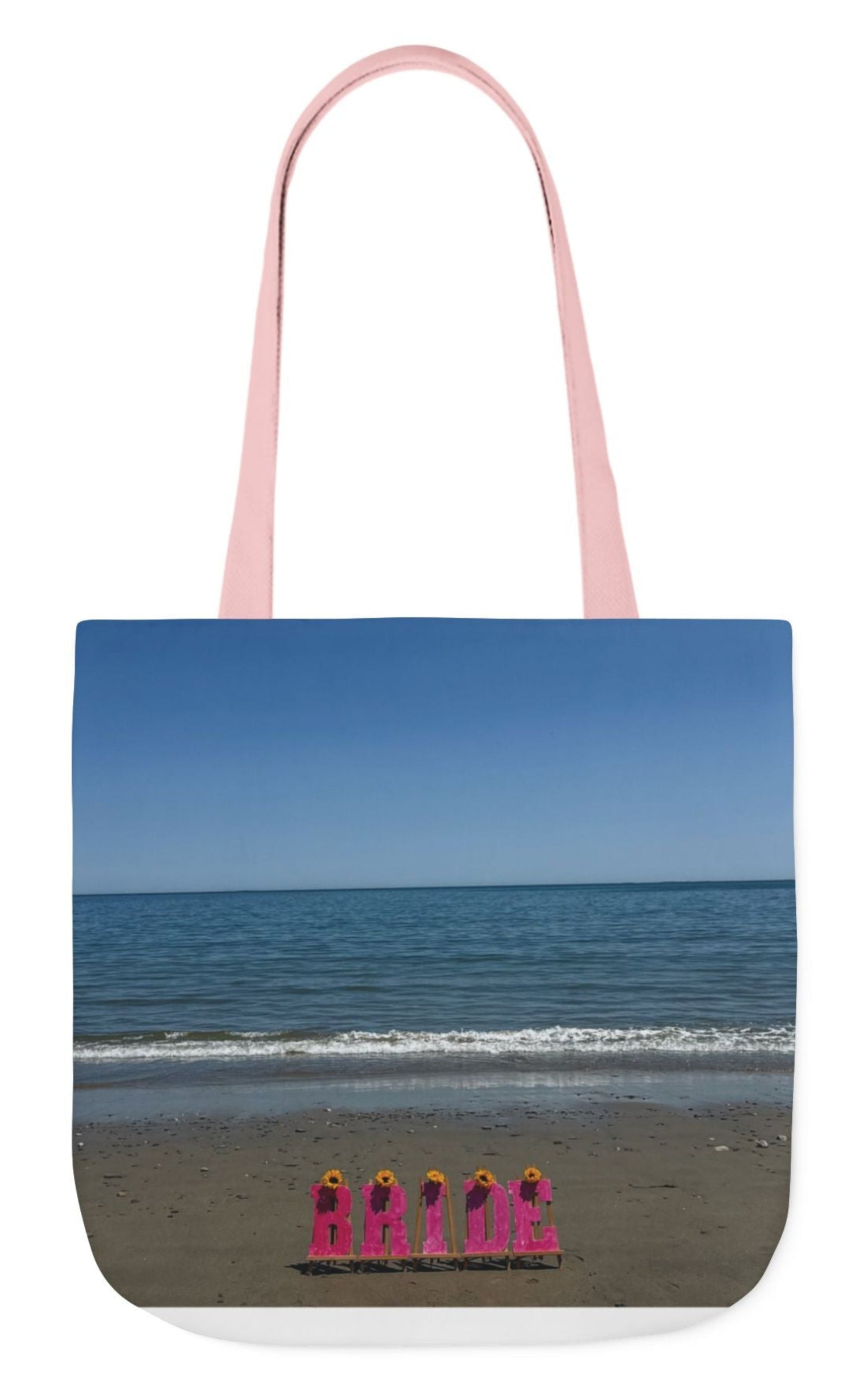 personalized double sided bride tote bag 18 x 18
