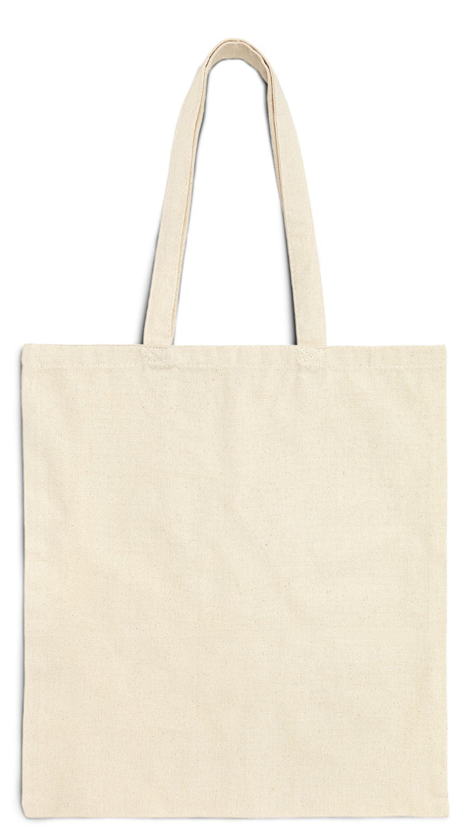 Everyday Tote Bag Natural Color 15" x 16" Cotton Canvas Print on One Side. "Big Waves"