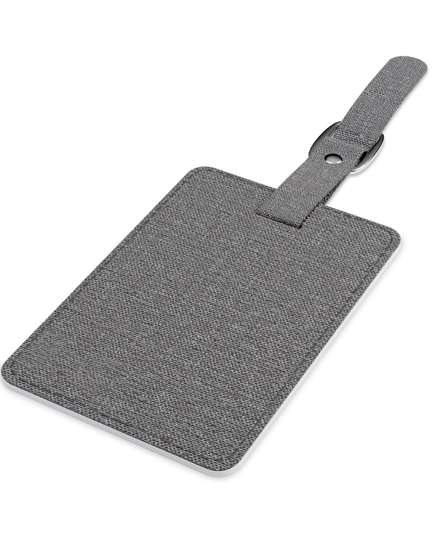 Polyester Luggage Tag Rectangle with strap Print on one side fabric on the other. (Personalized) “Seaside Travel Tag"