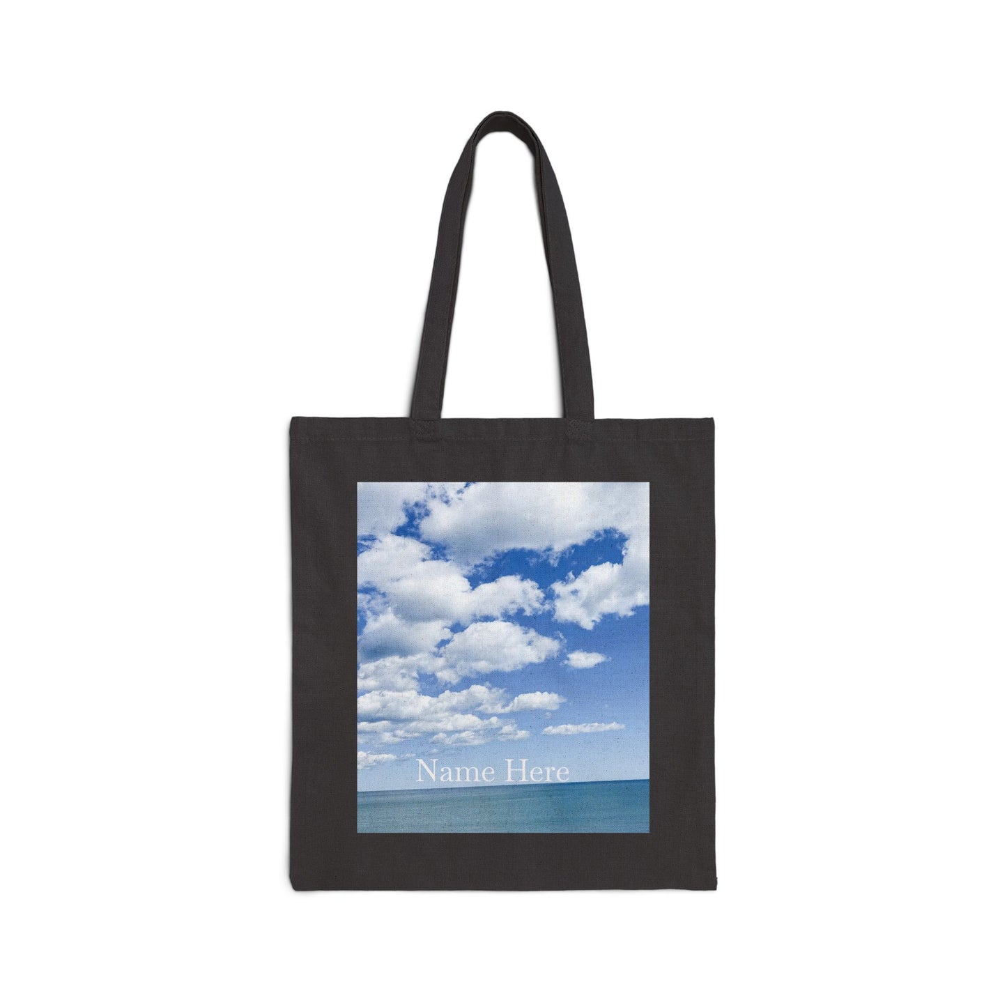 Personalized Everyday Tote Bag| Seaside Bright Clouds