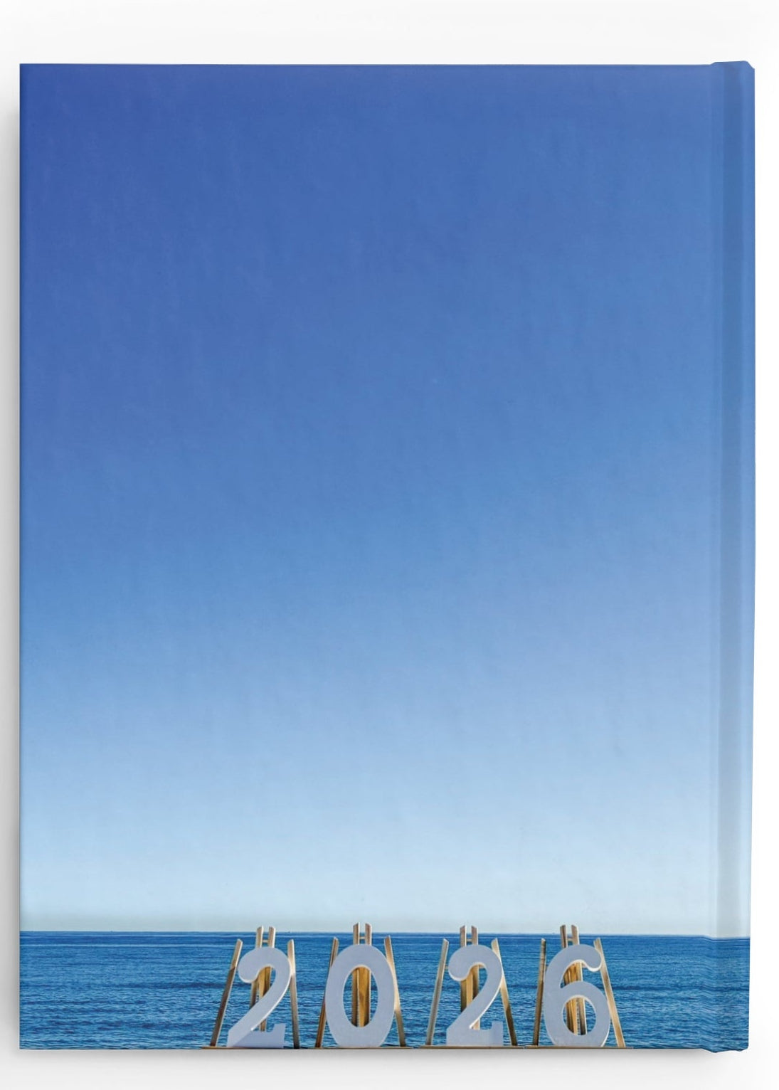 2026 Hardcover Blank Journal - Ruled Line. “2026 Seaside Journal”