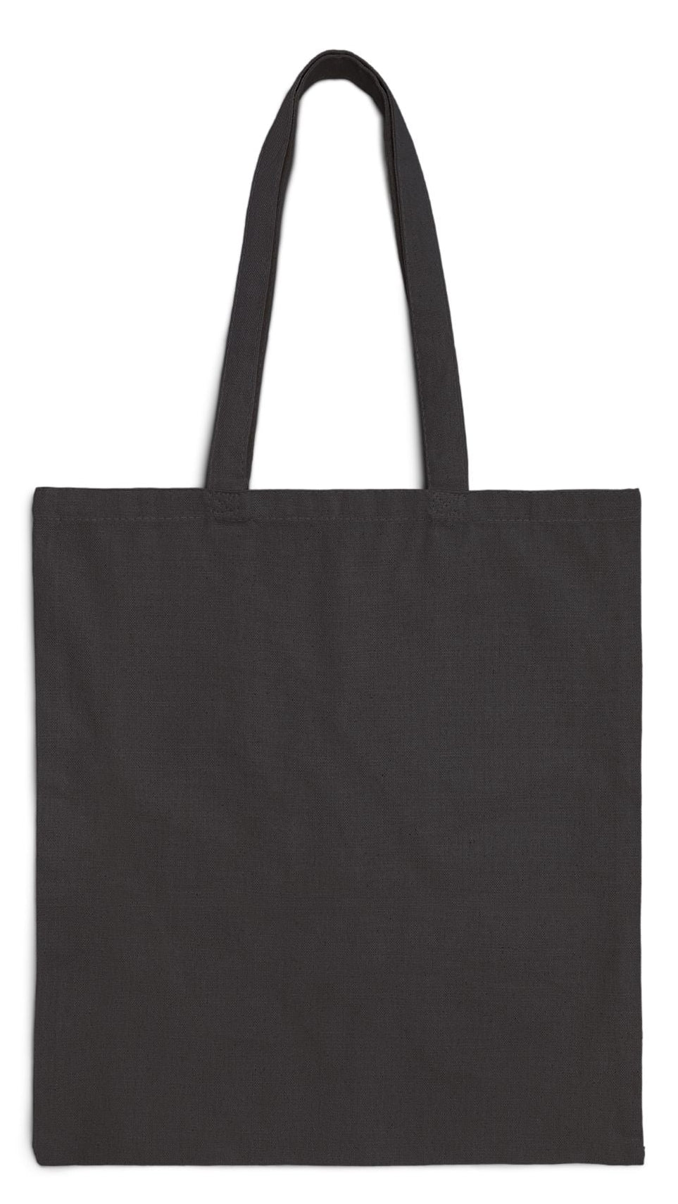 Travel Tote Bag Black 15” x 16” Cotton Canvas Print on One Side. “Wild Waves Travel Bag”