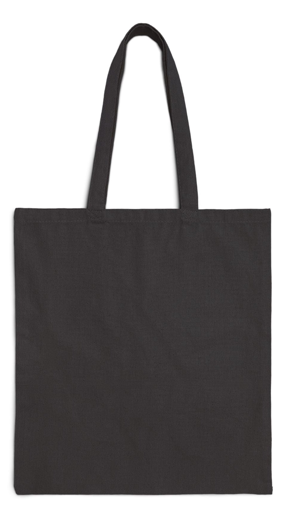 Travel Tote Bag Black 15” x 16” Cotton Canvas Print on One Side. “Seaside Travel Bag”