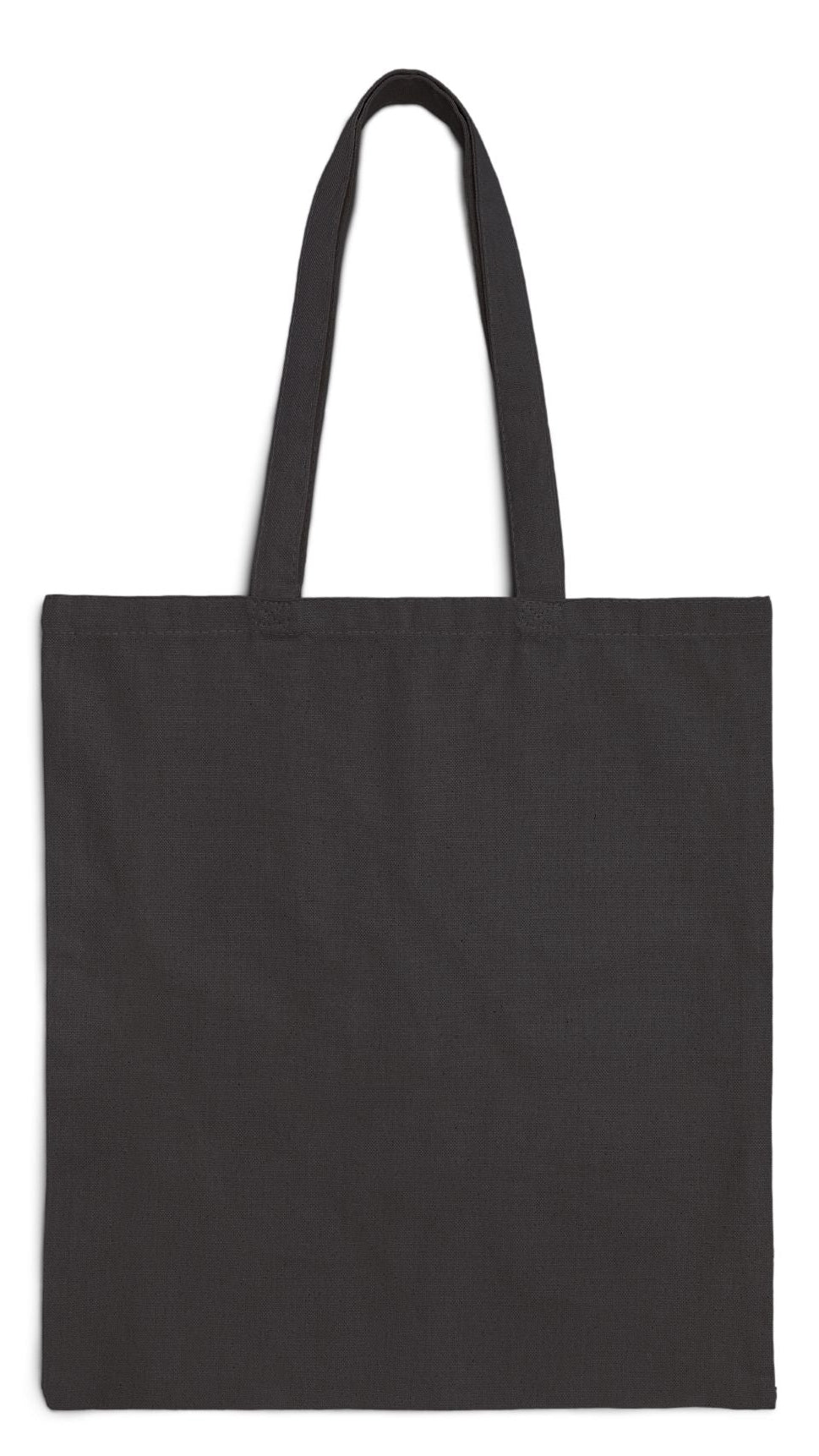 Travel Tote Bag Black 15” x 16” Cotton Canvas Print on One Side. “Beachfront Travel Bag Personalized"