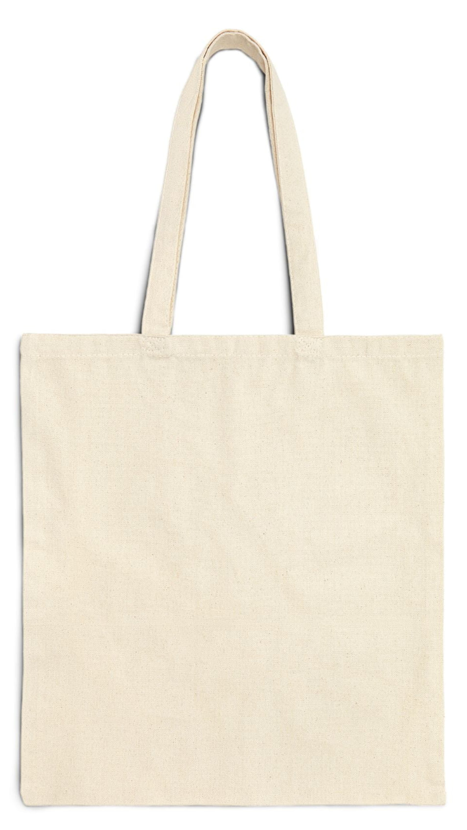 Birthday Tote Bag Natural Color 15" x 16" Cotton Canvas Print on One Side. "Seaside Birthday"