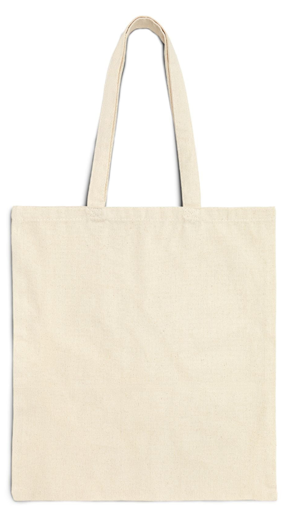 Beach Tote Bag Natural Color 15" x 16" Cotton Canvas Print on One Side. "Shore Bird"