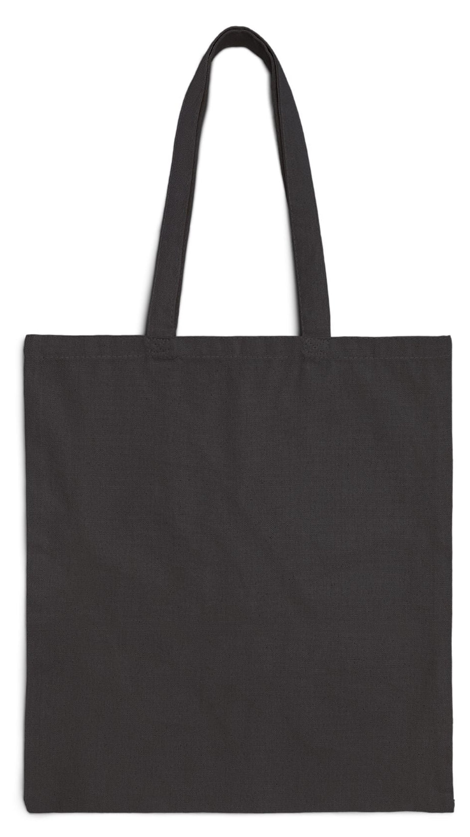 2026 Tote Bag 15” x 16” Black Cotton Canvas Print on One Side. “2026 Seagulls at the Beach”