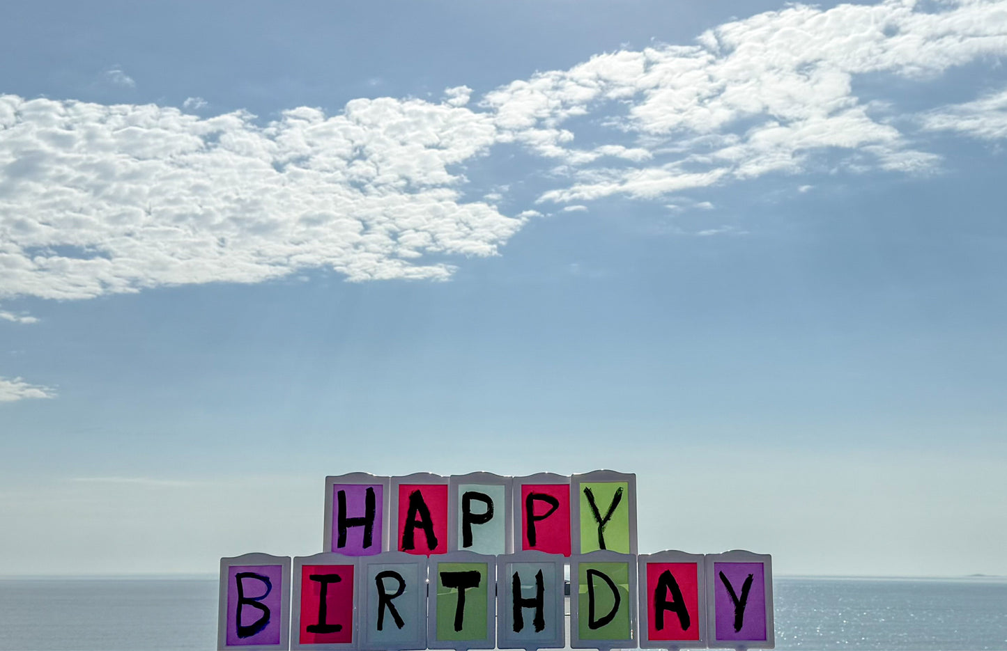 Digital Birthday Card| Sea Colors| Send or Print