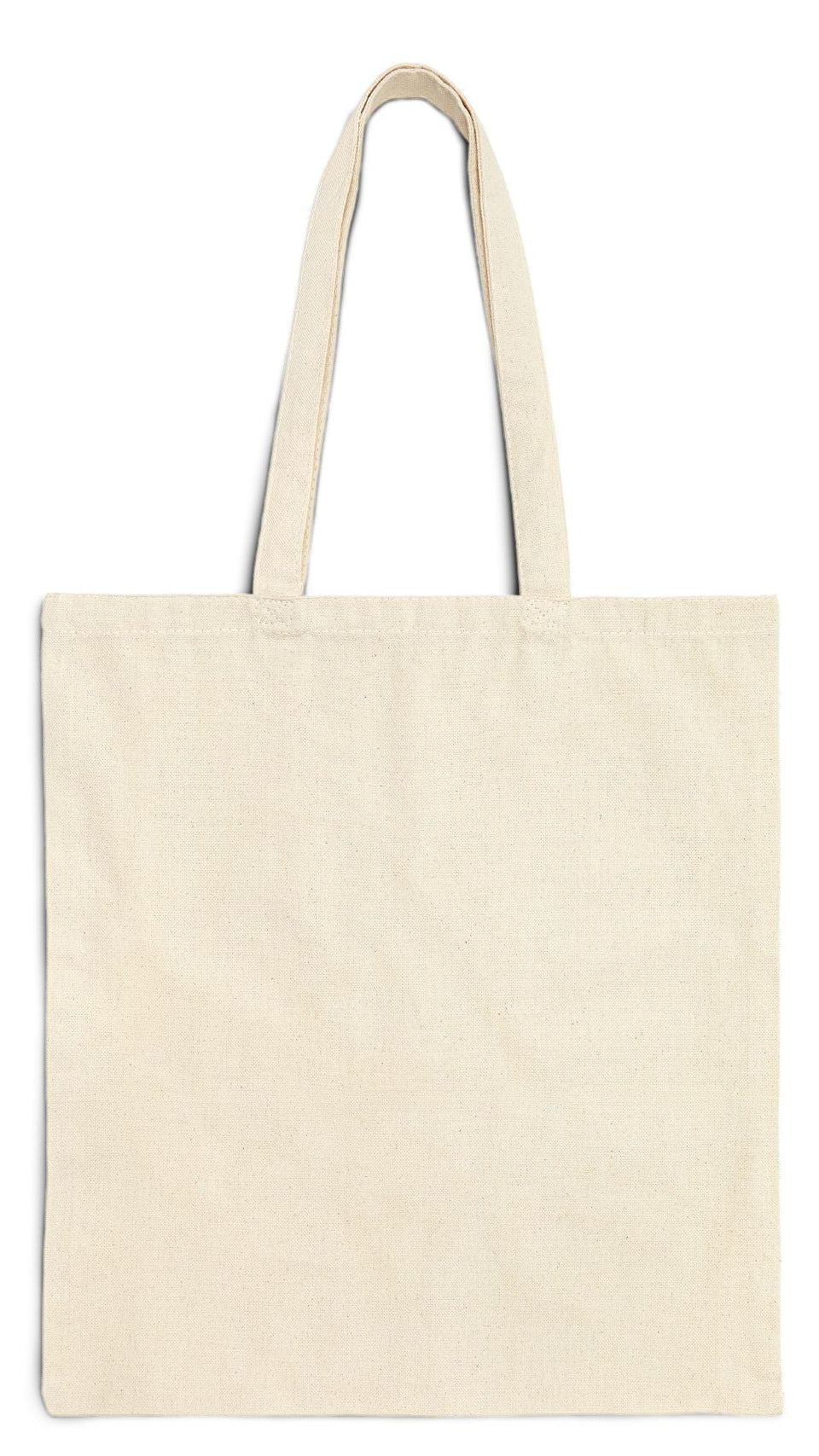 Art Tote Bag Natural Color 15" x 16" Cotton Canvas Print on One Side. " Seaside Art"