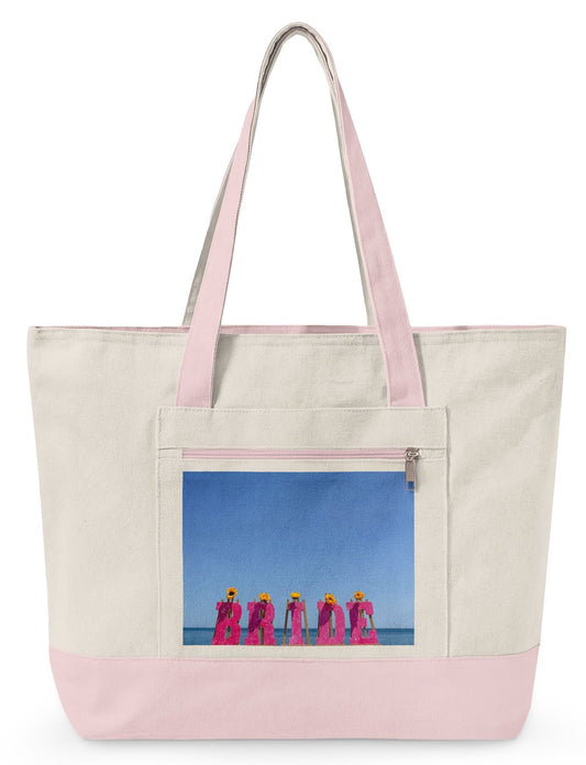 Shoreline Bride Tote Bag - Zippered Series