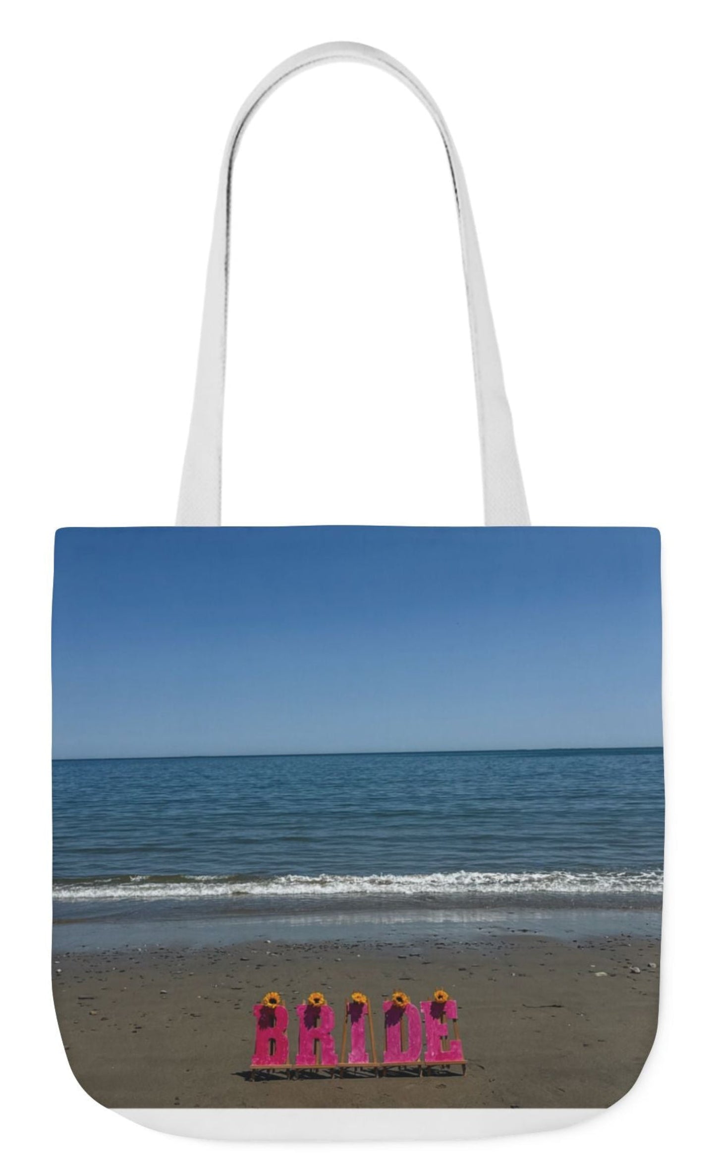 double sided bride tote bag 18 x 18