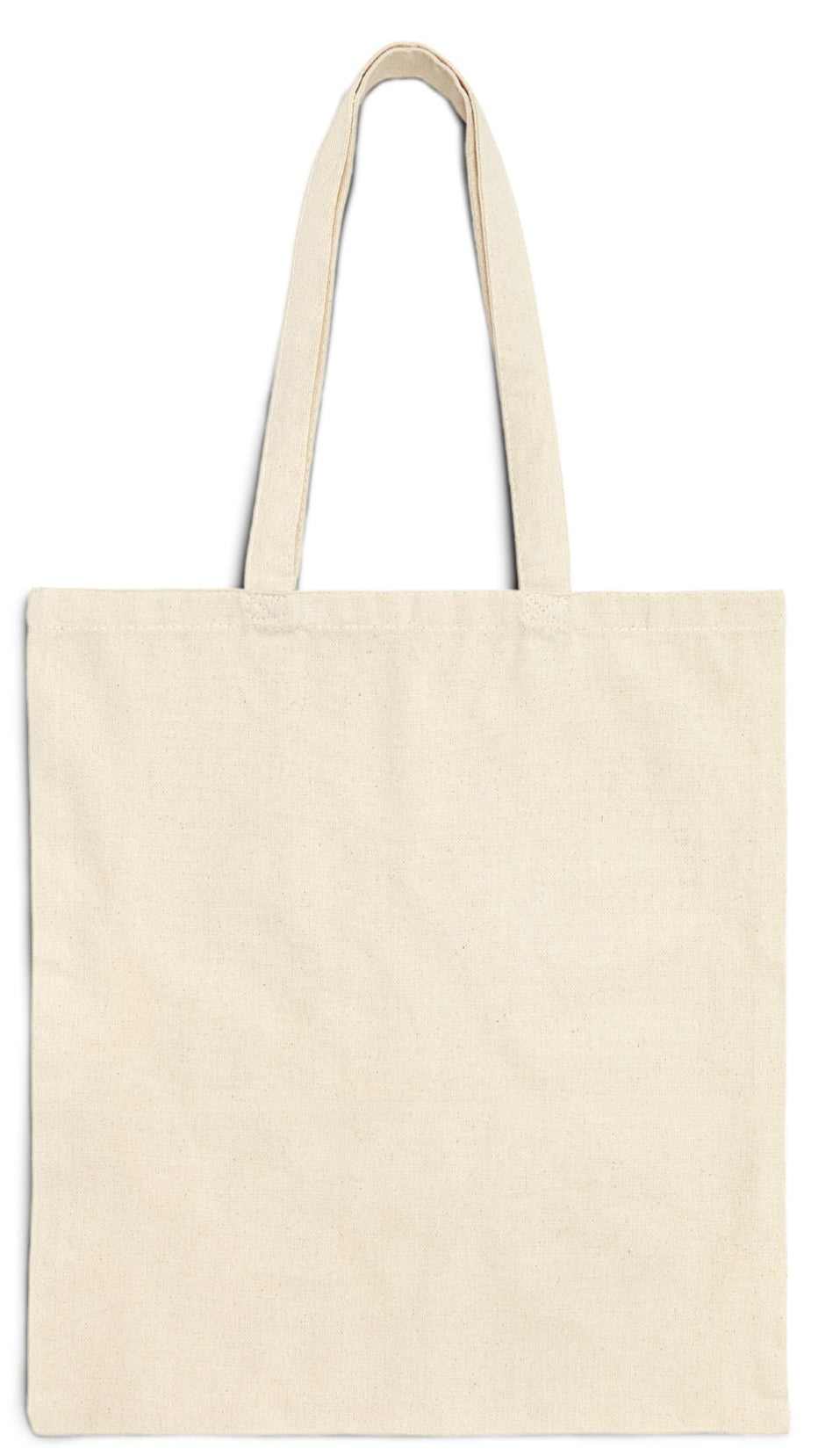 Art Tote Bag Natural Color 15" x 16" Cotton Canvas Print on One Side. "Art in the Clouds"