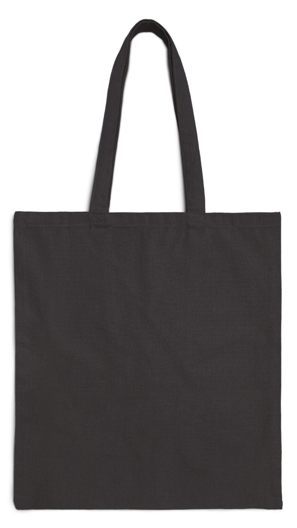 Travel Tote Bag Black 15” x 16” Cotton Canvas Print on One Side. “Wild Waves Travel Bag” (Personalize it)