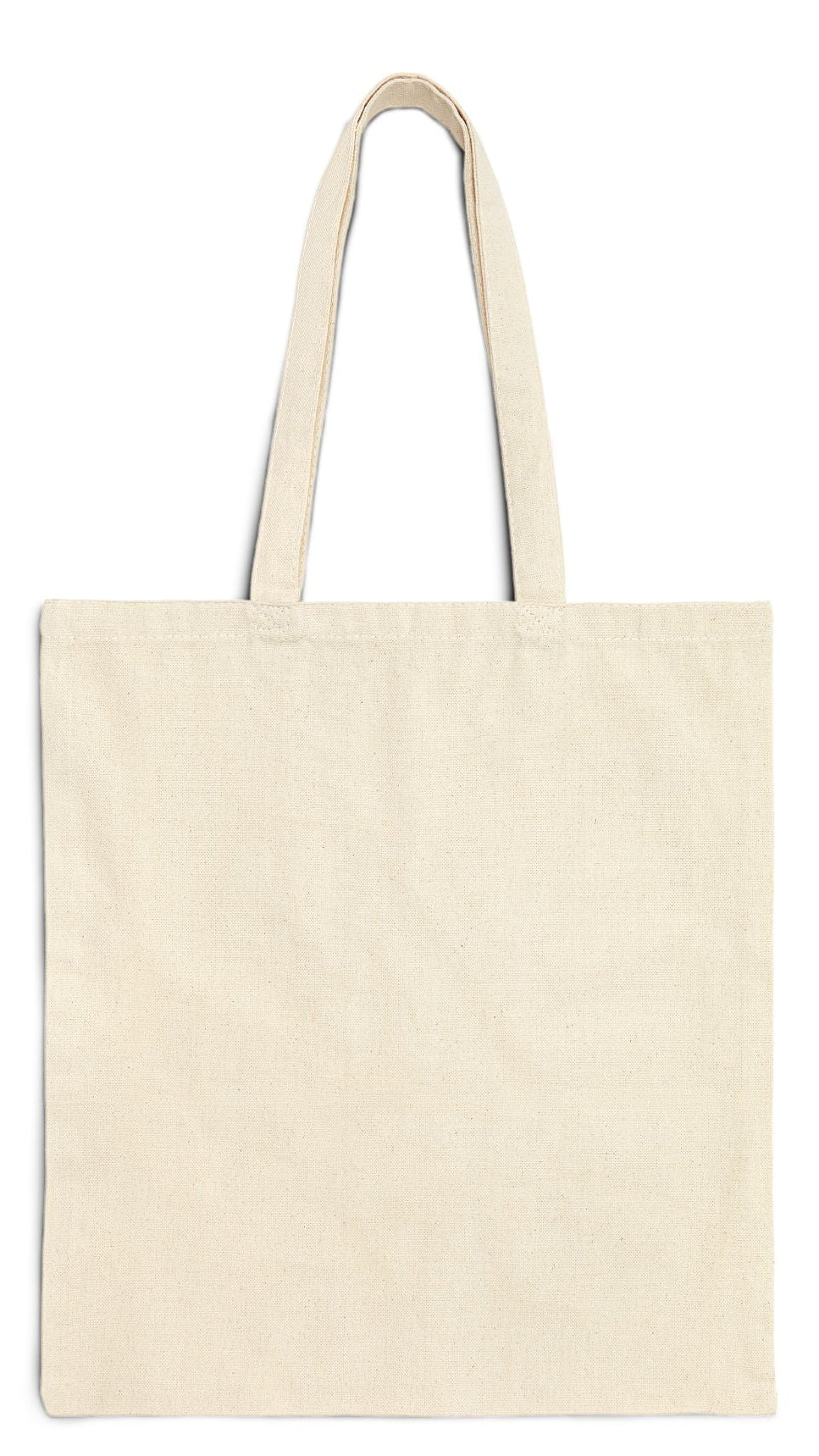 Christmas Tote Bag Natural Color 15” x 16” Cotton Canvas Print on One Side “Beach Christmas with Seagull” (Personalize it)