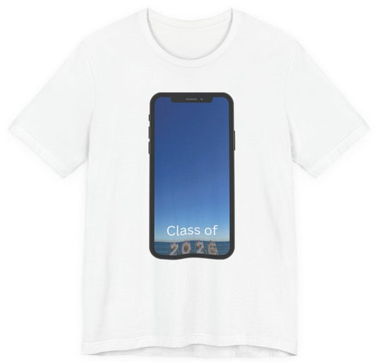 Class of 2026 T-Shirt - Graduation Gift, Seaside Design