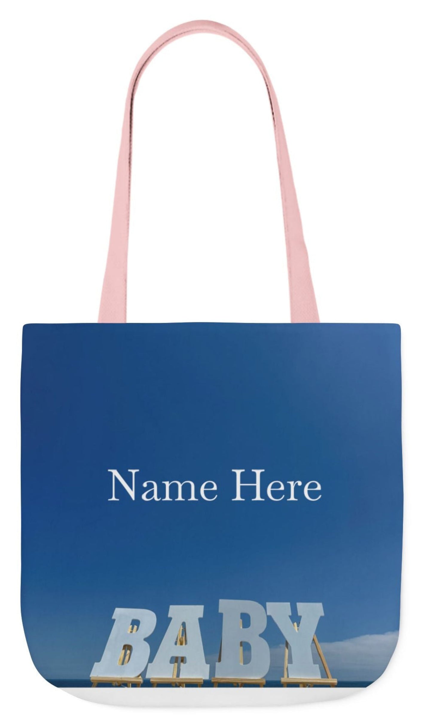 personalized baby tote bag 18" x 18"