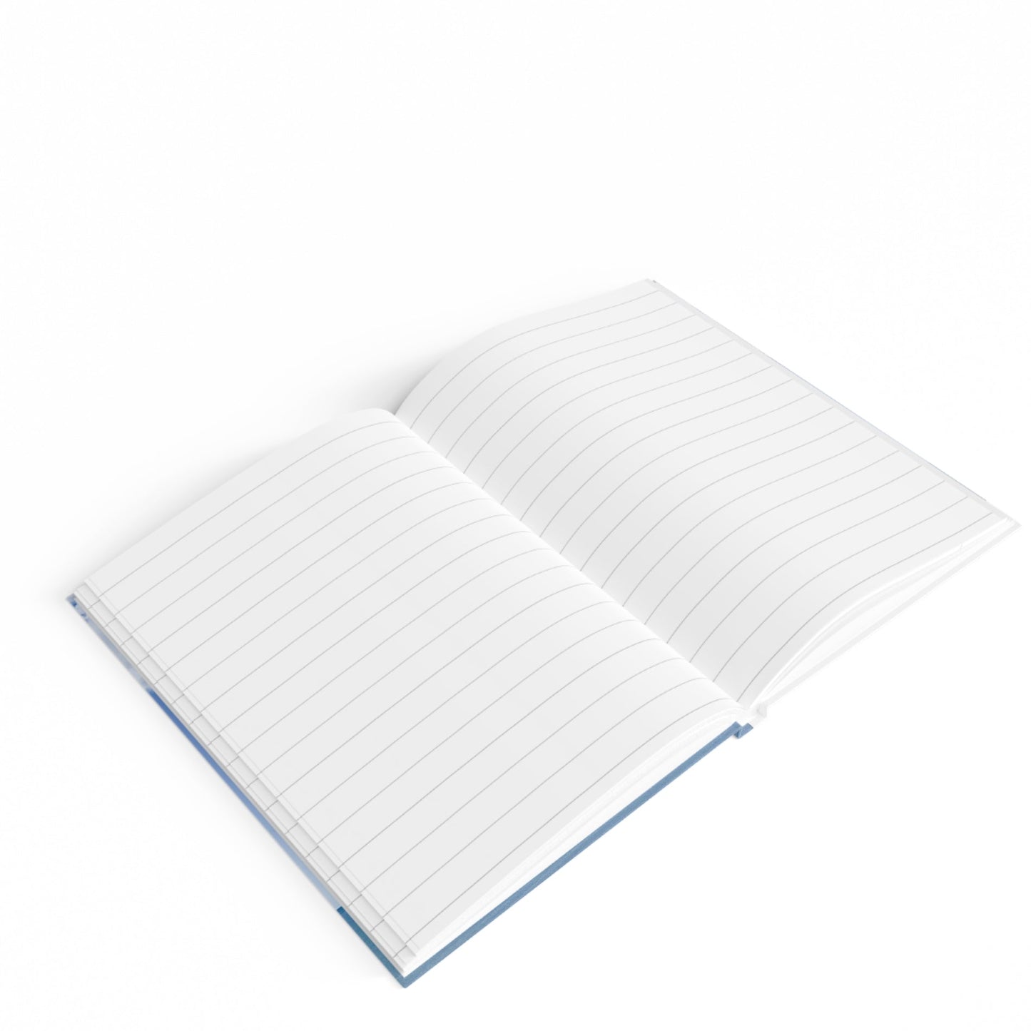 Hardcover Blank Journal - Ruled Line "Seaside Bright Clouds"