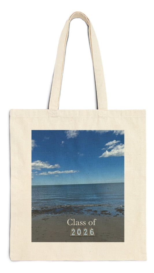 Seagulls Class of 2026 Tote Bag Natural Color - Graduation Gift for Her