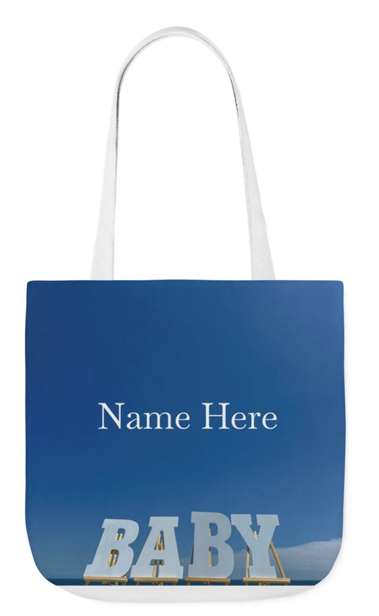 personalized baby tote bag 18" x 18"