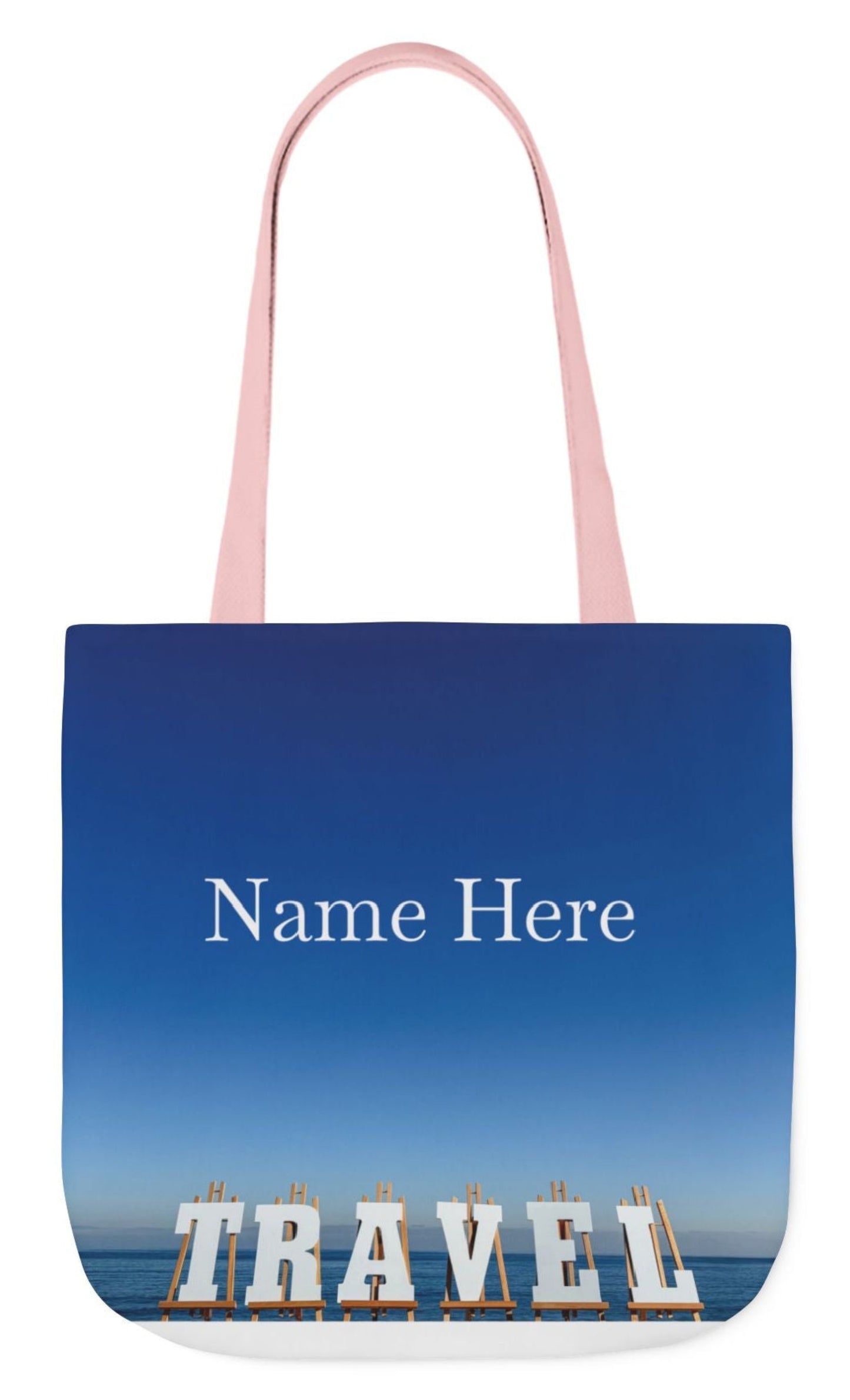 travel tote bag personalized 18 x 18