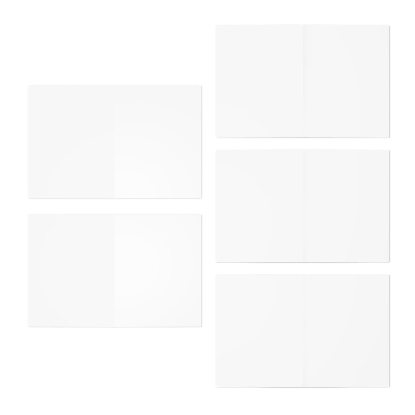 Set of 5 Different Beachside Birthday Cards with envelopes.