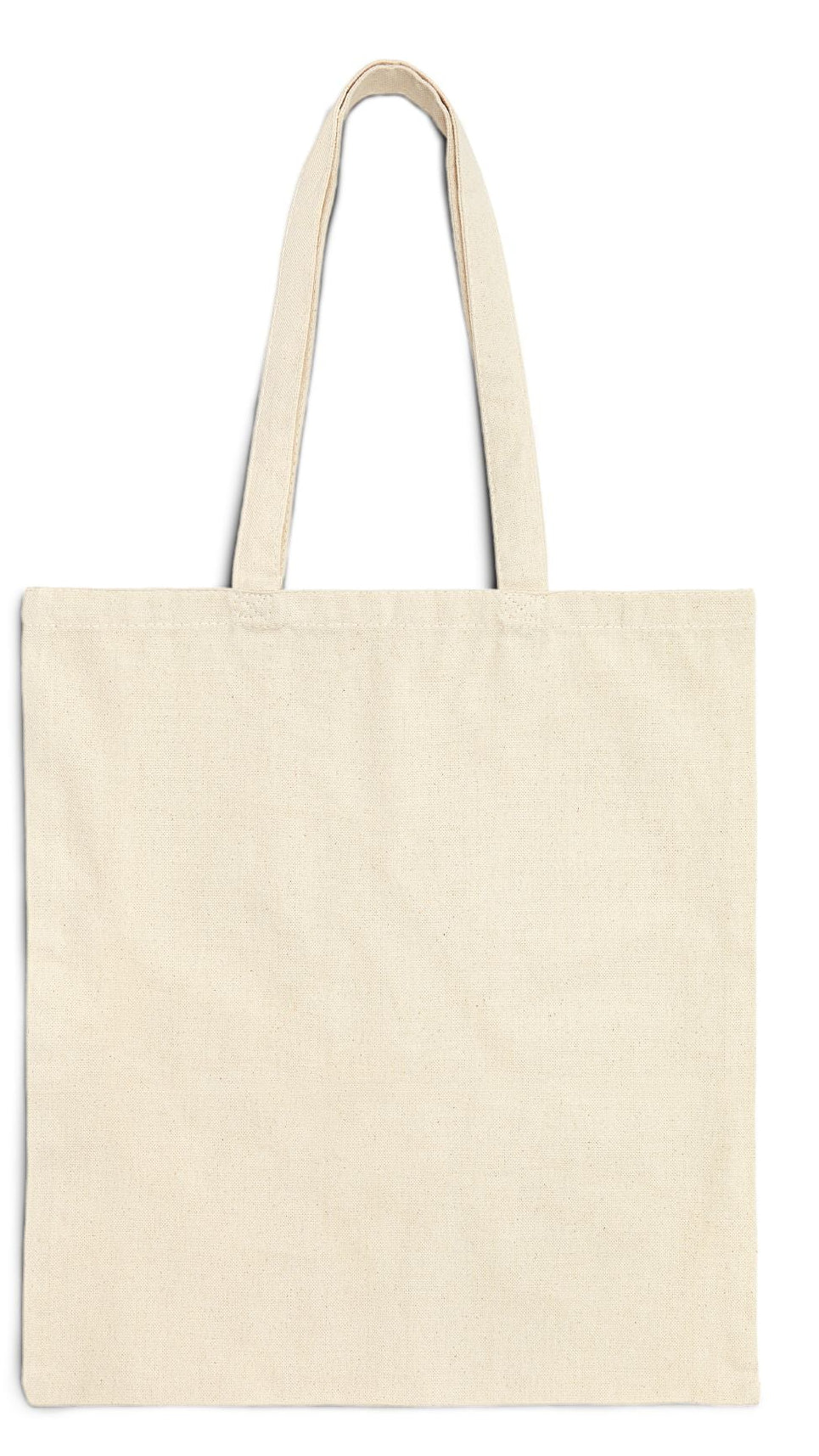 Birthday Tote Bag Natural Color 15" x 16" Cotton Canvas Print on One Side. "Shoreline Birthday Personalized"