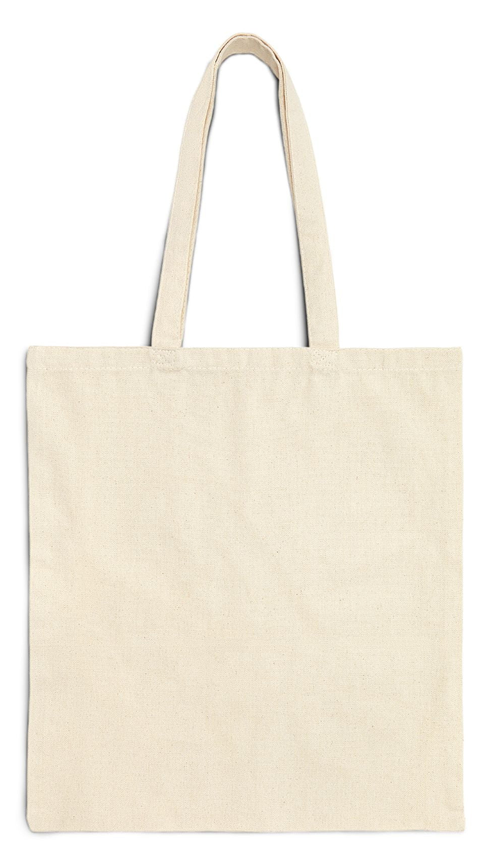 Travel Tote Bag Natural Color 15” x 16” Cotton Canvas Print on One Side. “Beach Travel Bag”