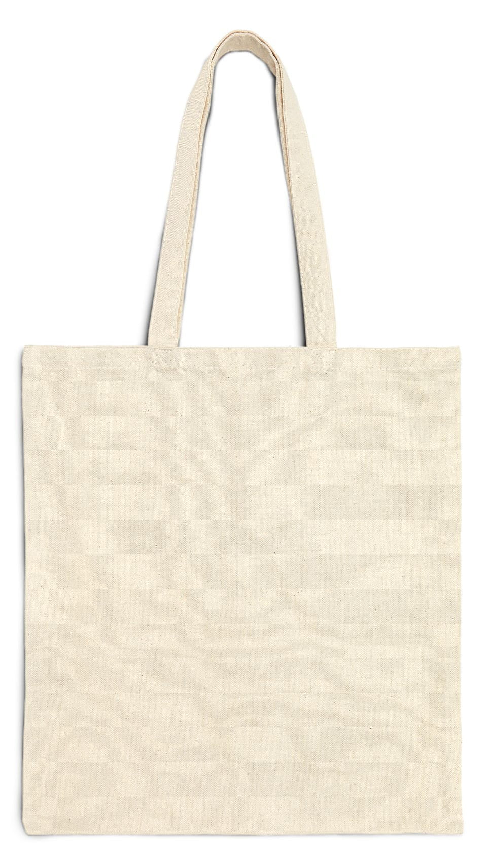 Teacher Tote Bag Natural Color 15" x 16" Cotton Canvas Print on One Side. " Teacher Beach Tote Bag"