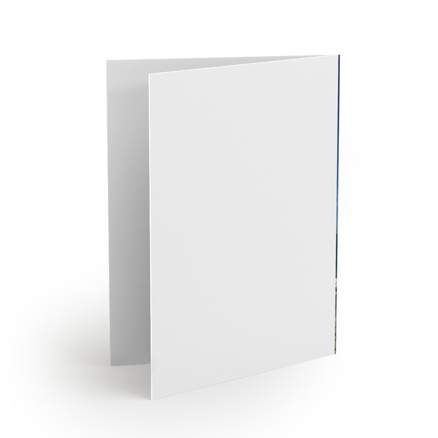 Christmas Cards 8 Pack with Envelopes, Blank Inside 4.25" Width x 5.50" Height "Beachy Christmas"